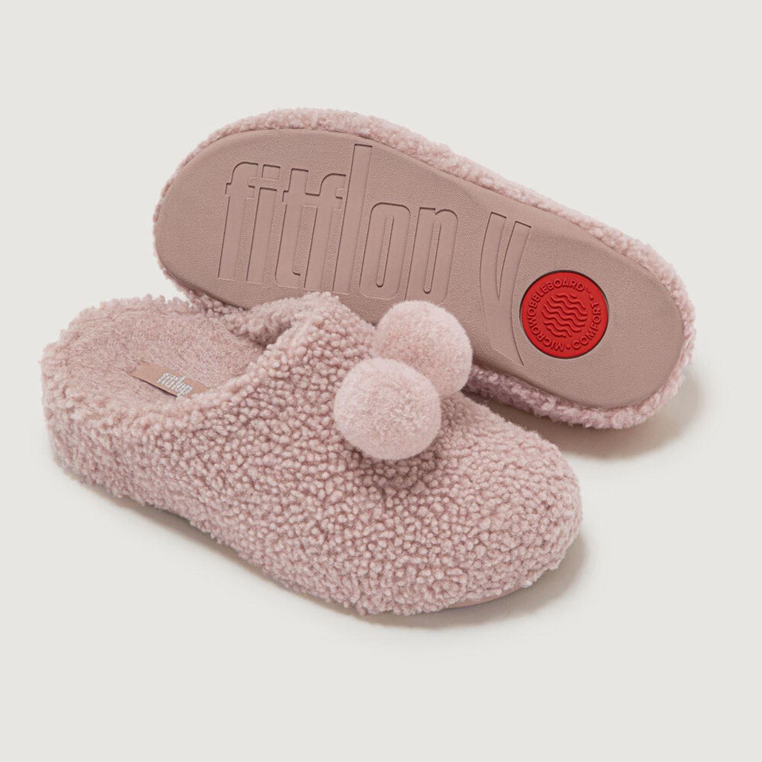 Beige - Fitflop - Shuv Pom Pom Clogs - 5