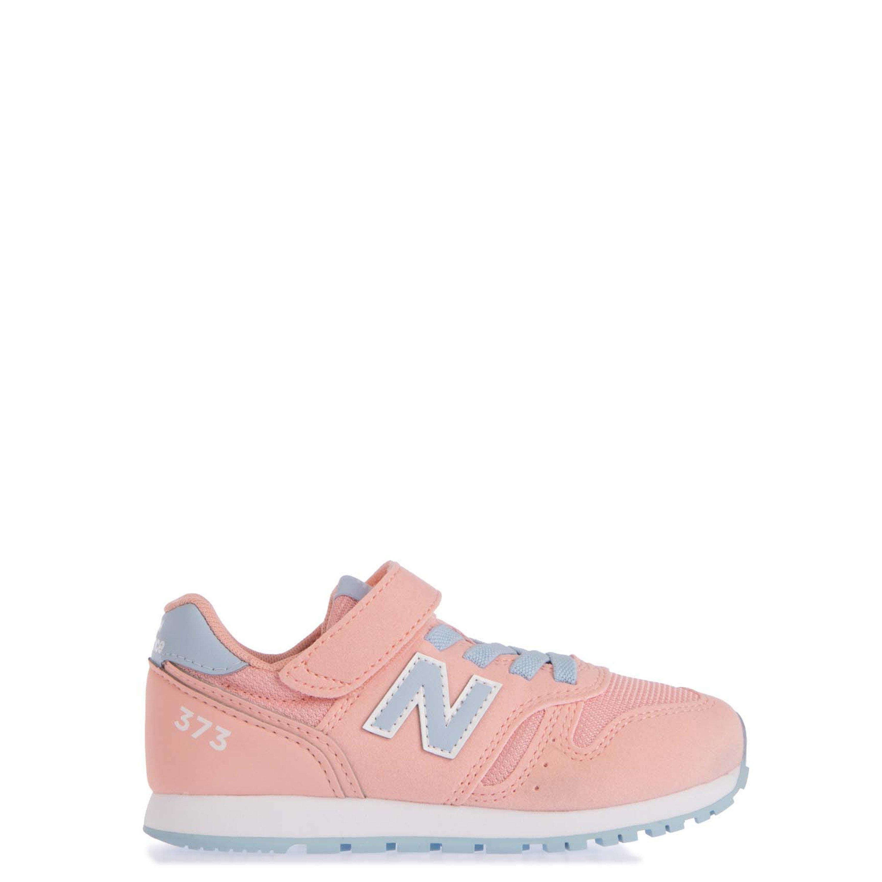 Pink - New Balance - Kids 373 Hook & Loop Trainers - 1
