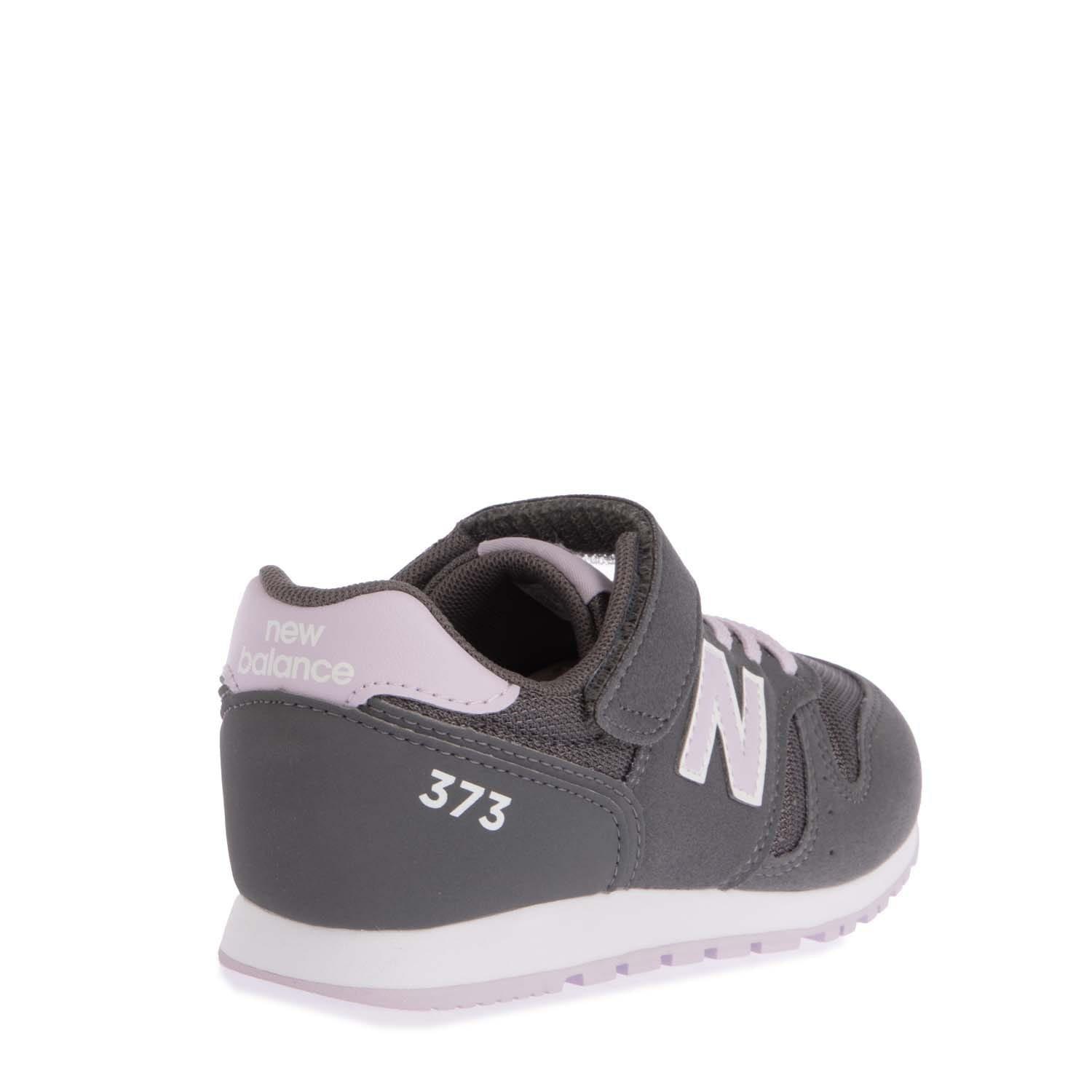 Stone - New Balance - Kids 373 Hook & Loop Trainers - 3