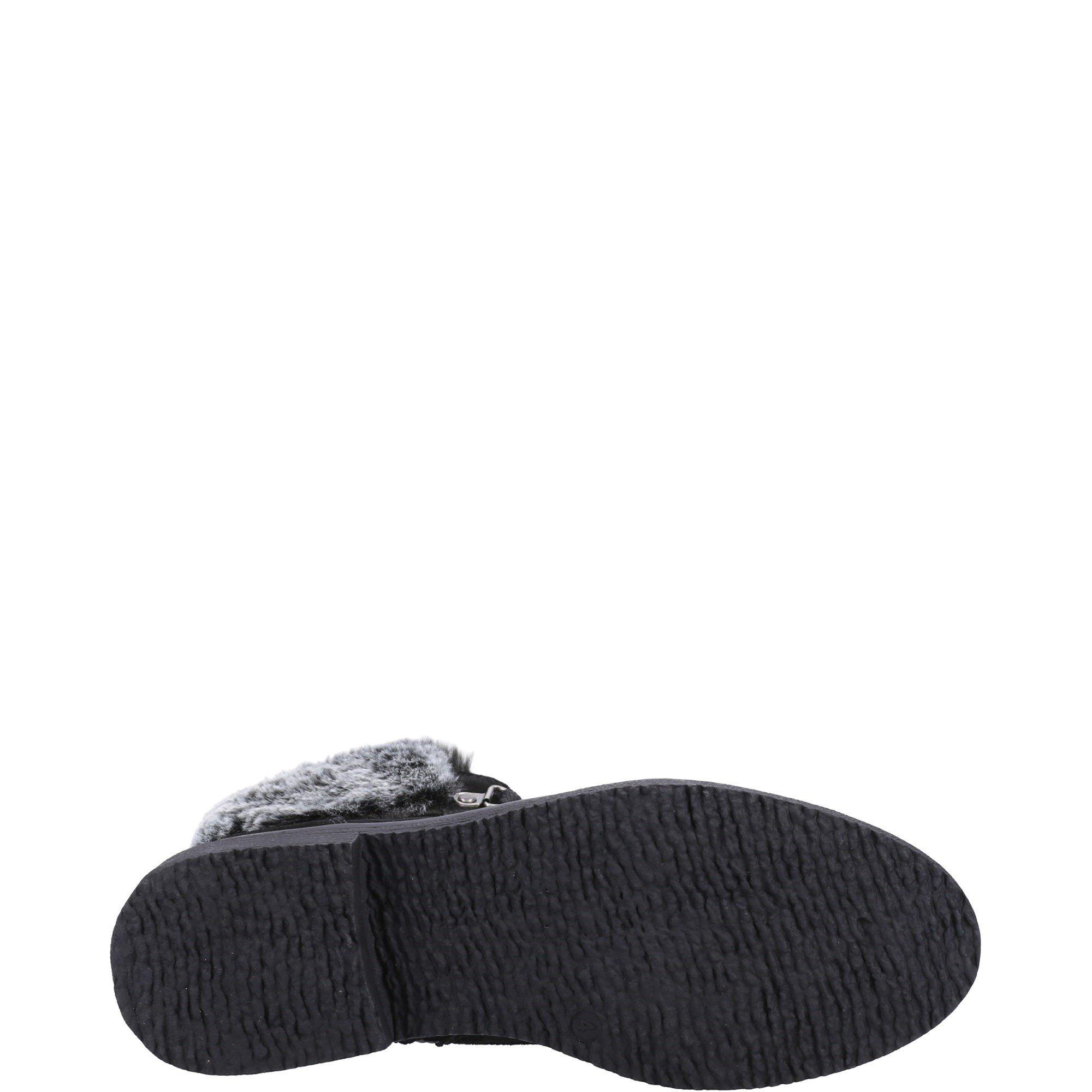Black - Hush Puppies - Florence Mid Boot - 4