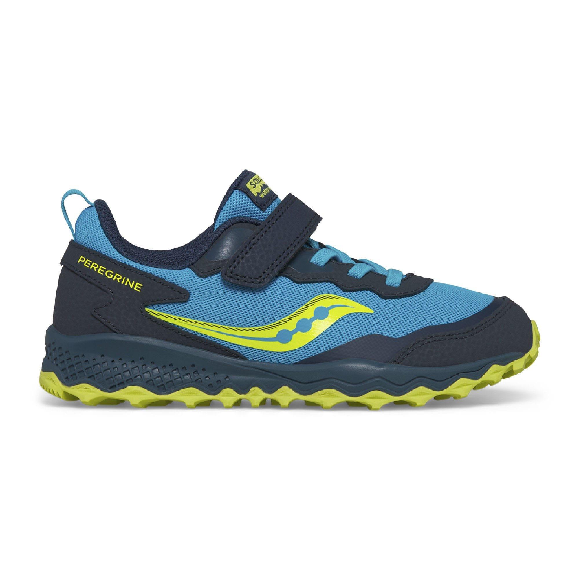 Navy Yellow - Saucony - Peregrine 15 Running Shoe - 3