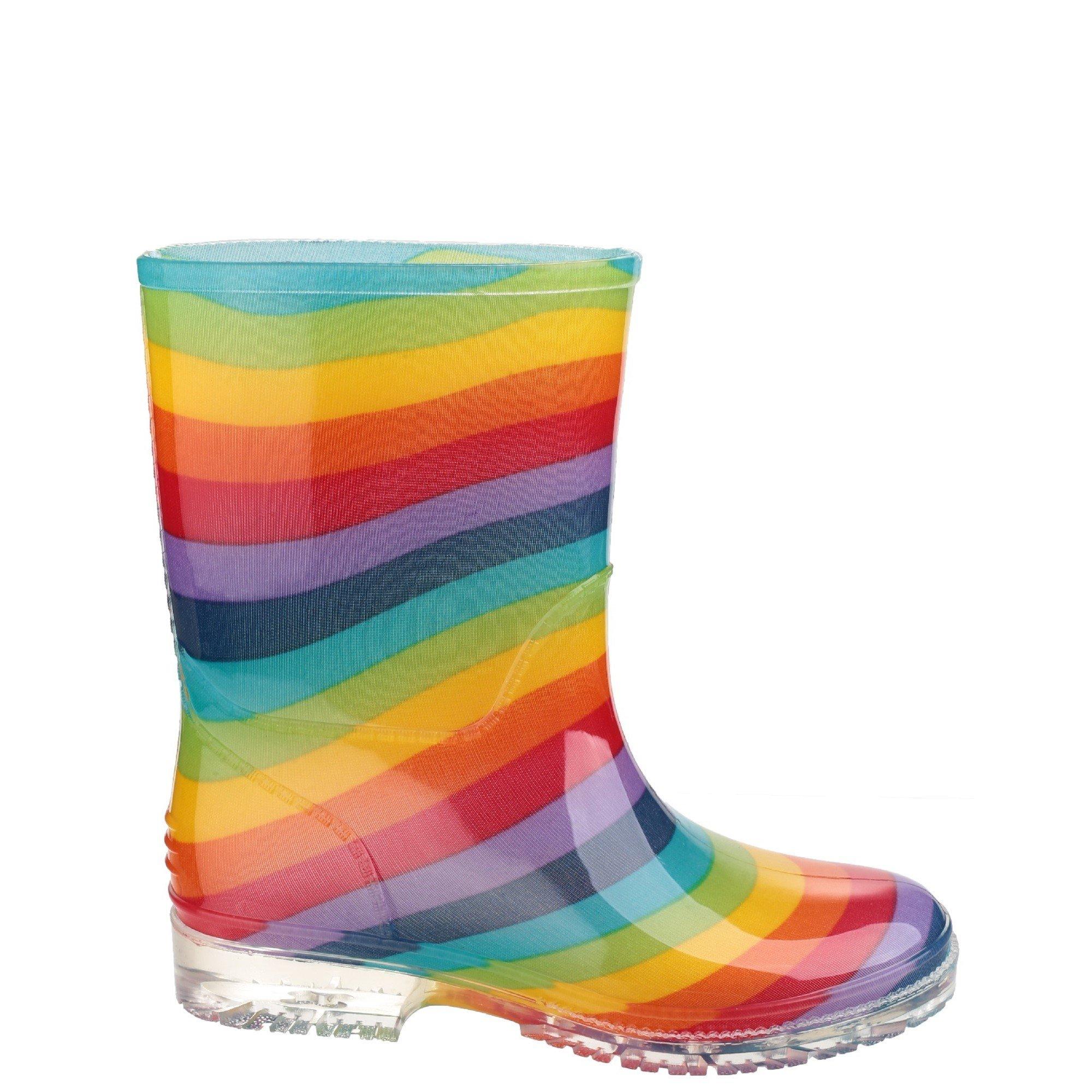 Multicoloured - Cotswold - PVC Jnr Wellington - 1