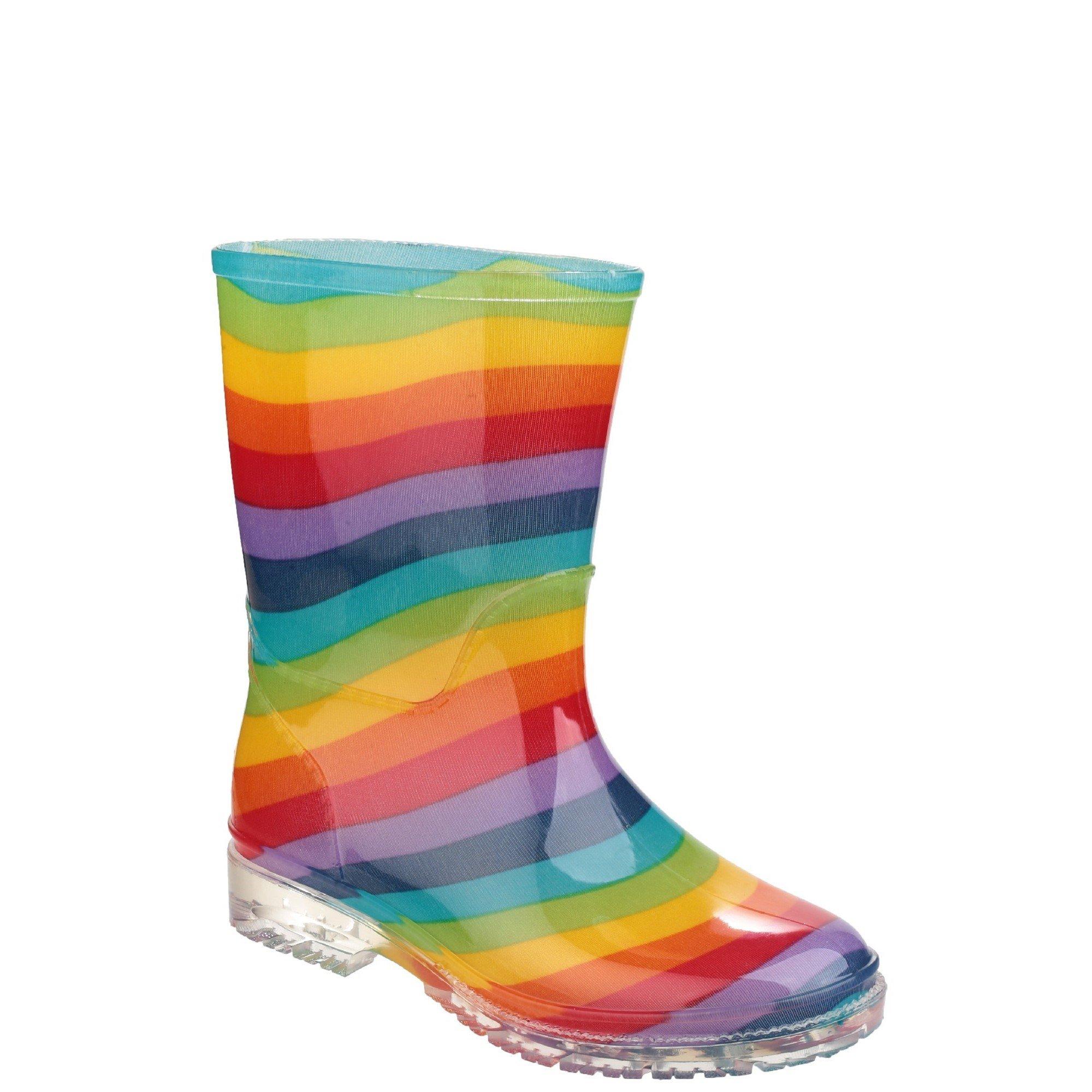 Multicoloured - Cotswold - PVC Jnr Wellington - 2