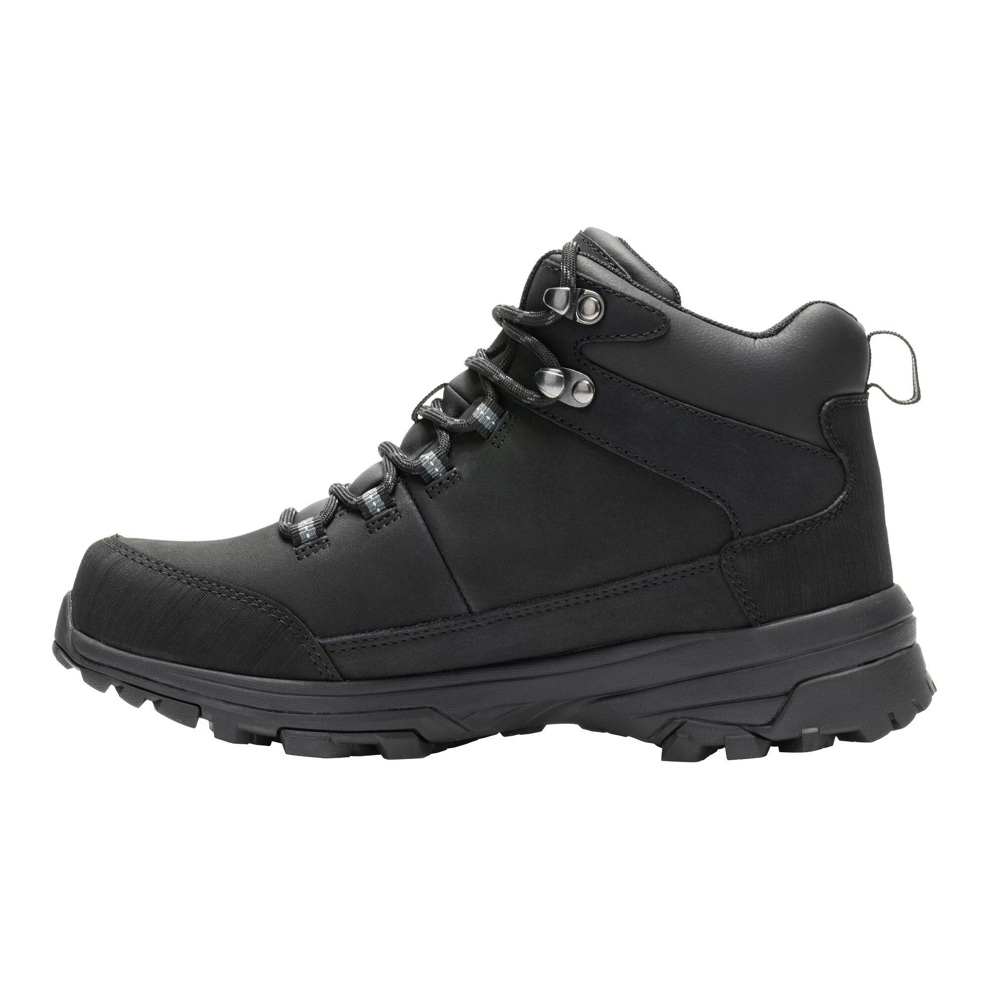 Black - Regatta - Womens Burrell Leather Waterproof Walking Boots - 9