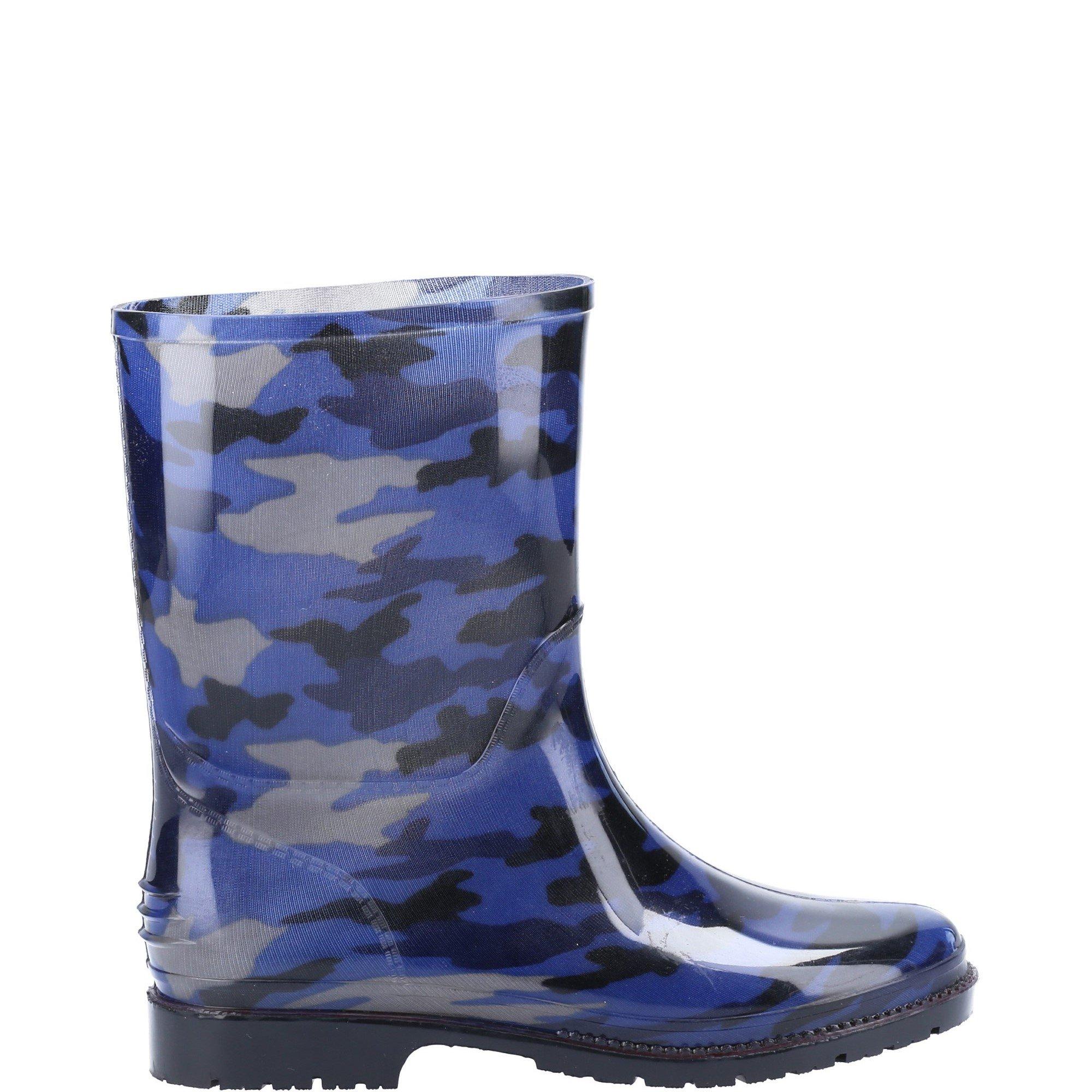 Navy - Cotswold - PVC Jnr Wellington - 1