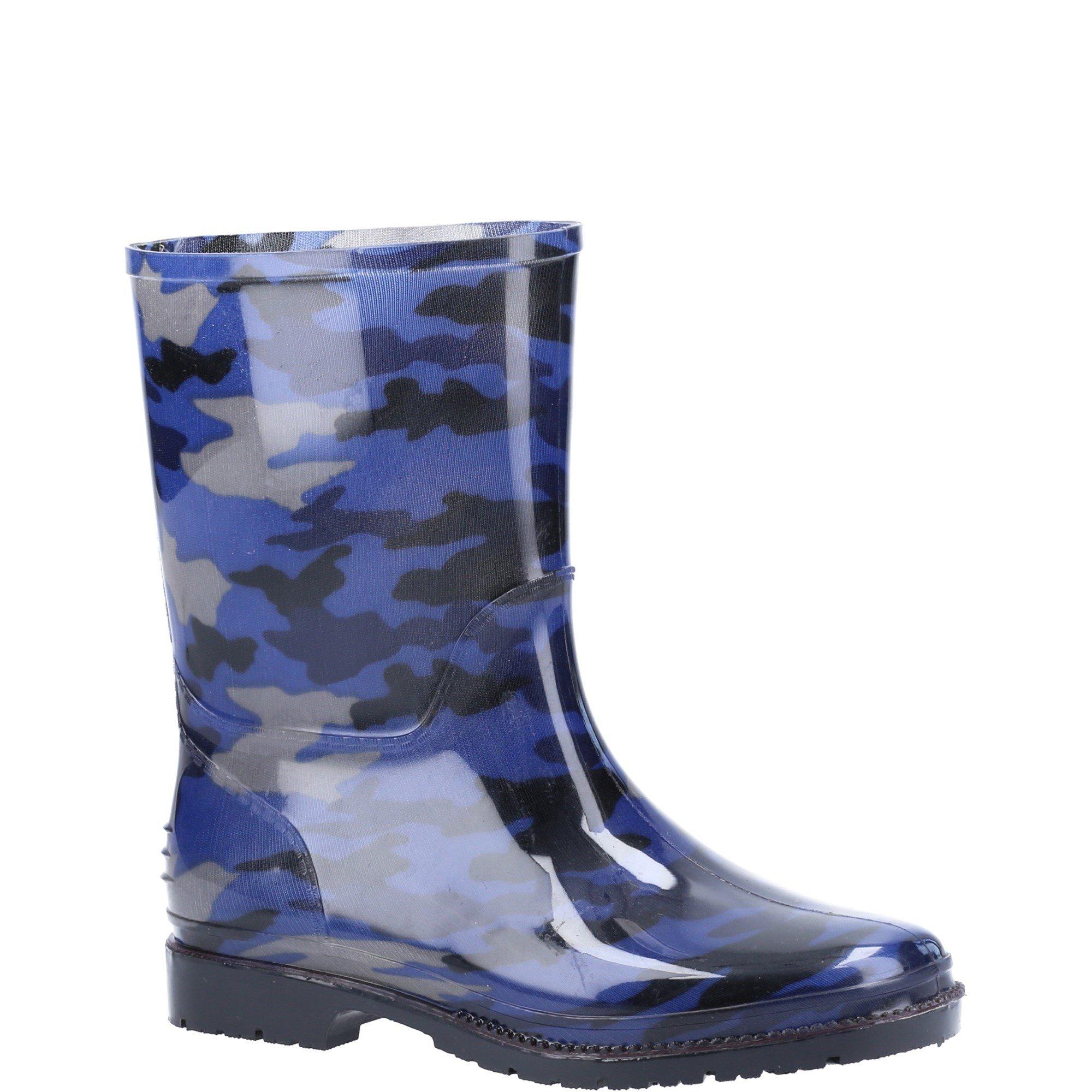 Navy - Cotswold - PVC Jnr Wellington - 2