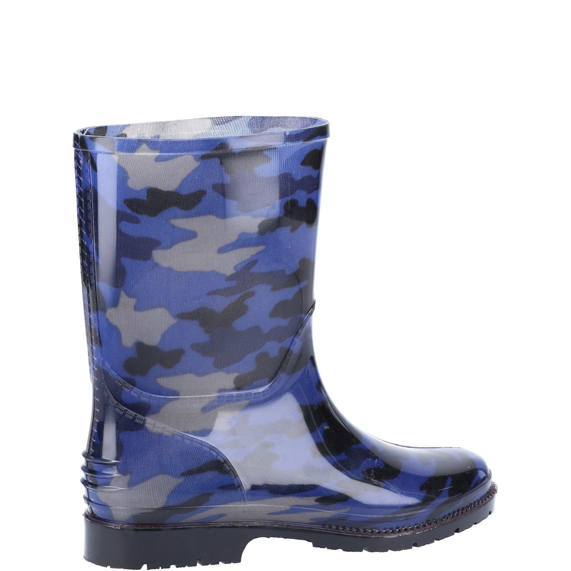Navy - Cotswold - PVC Jnr Wellington - 3