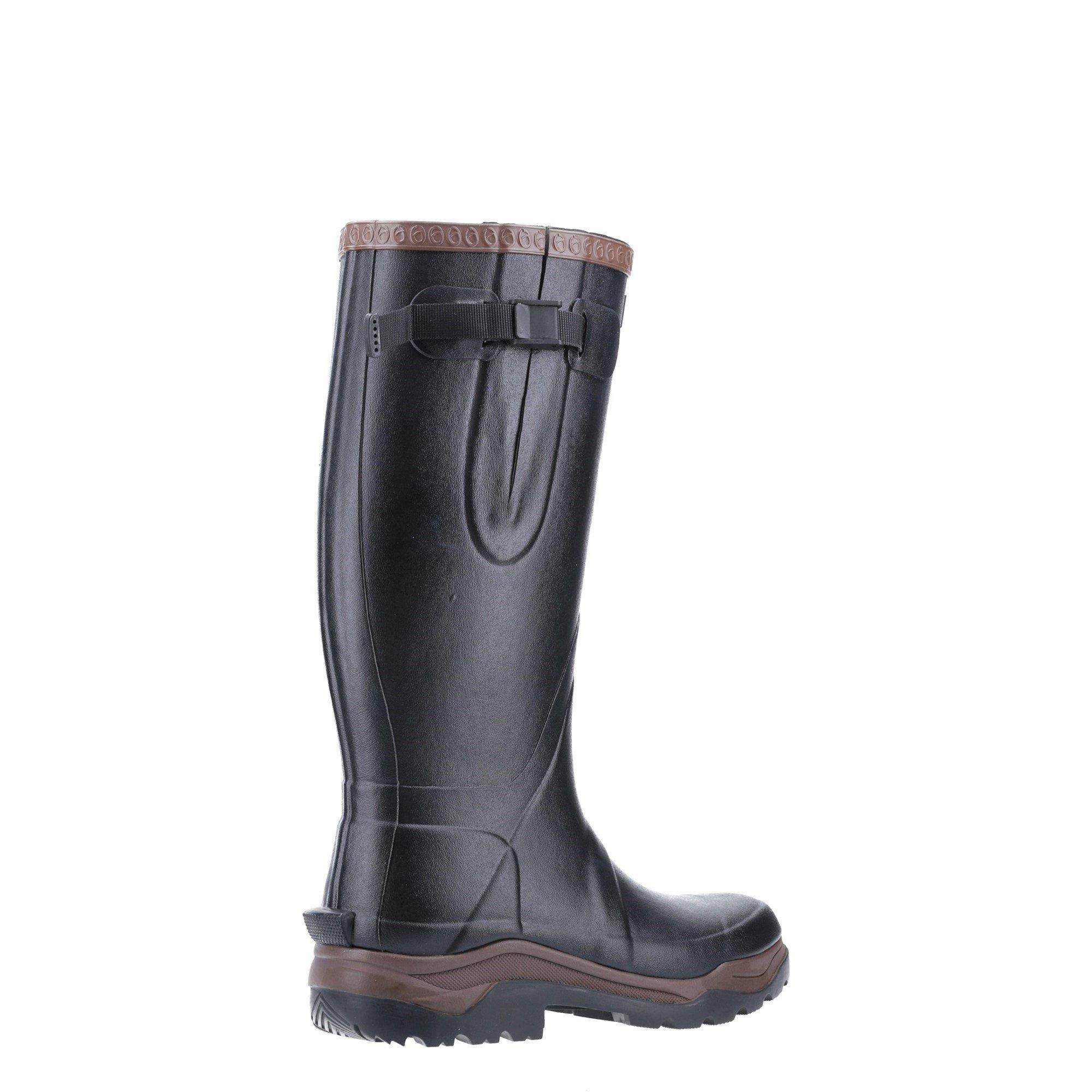 Black - Cotswold - Compass Neoprene Rubber Wellington - 3