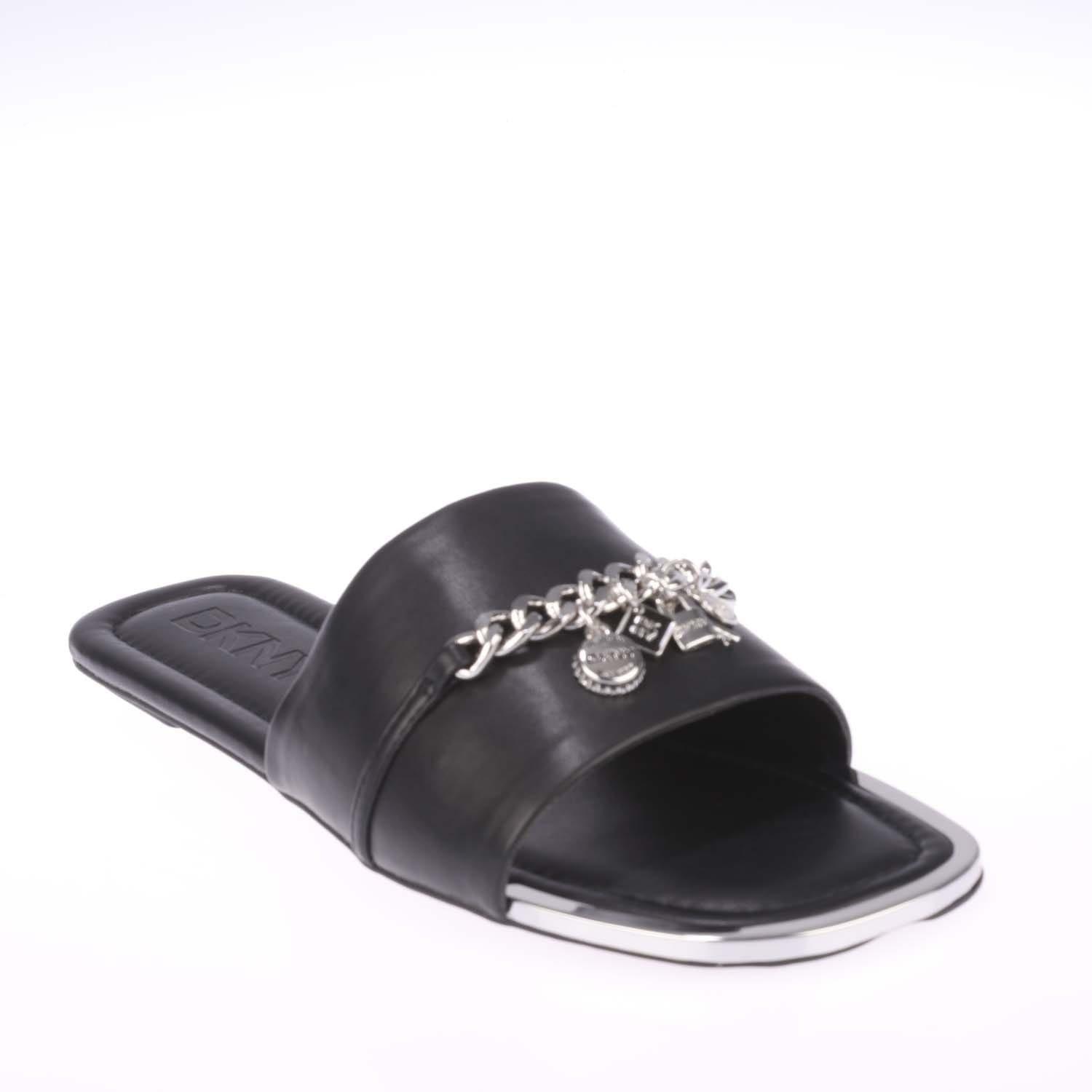 Black - DKNY - Holden Charms Flat Sandals - 3