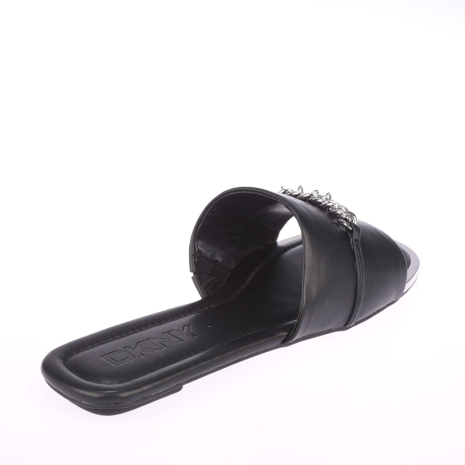 Black - DKNY - Holden Charms Flat Sandals - 4