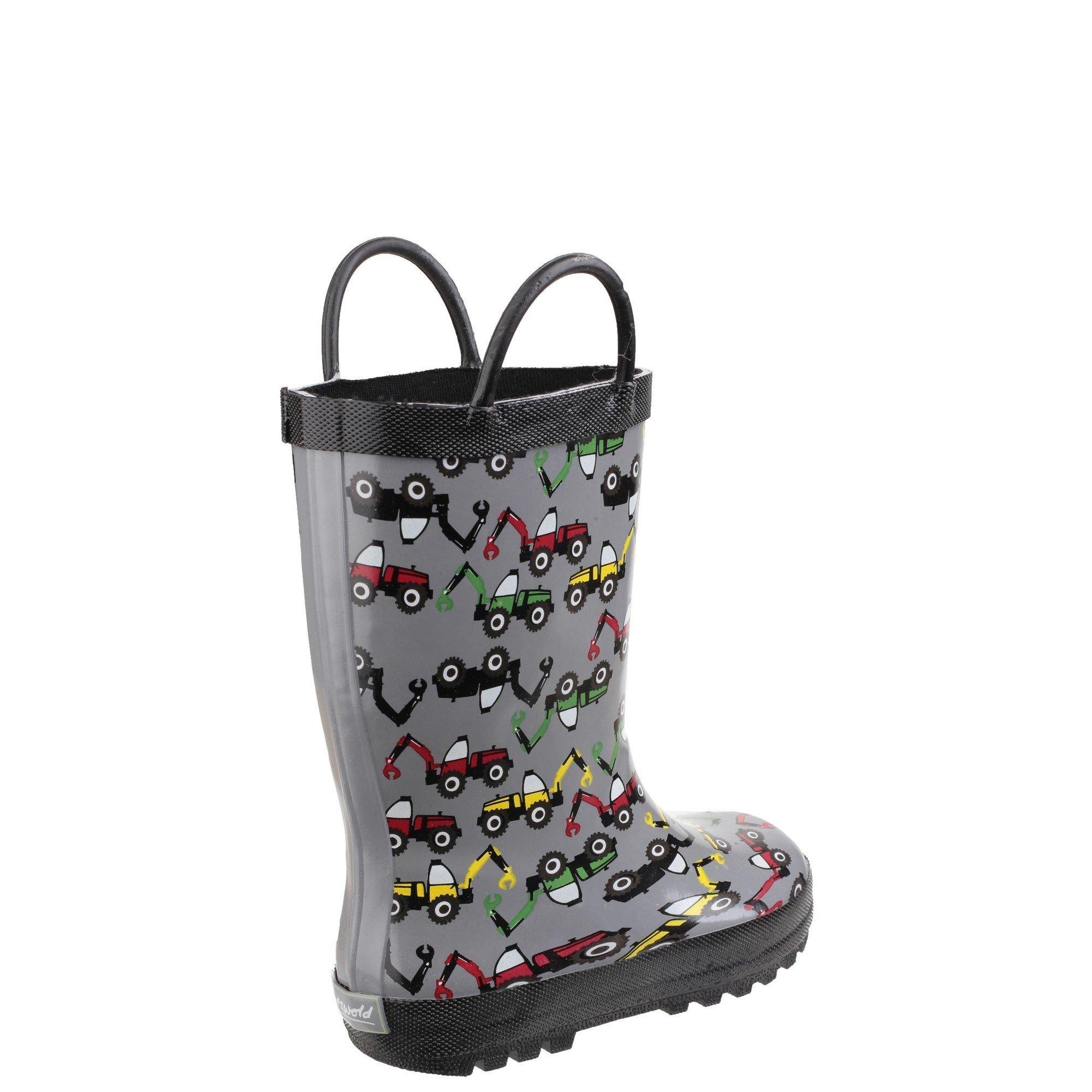 Dark Grey - Cotswold - Puddle Waterproof Pull On Boot - 3