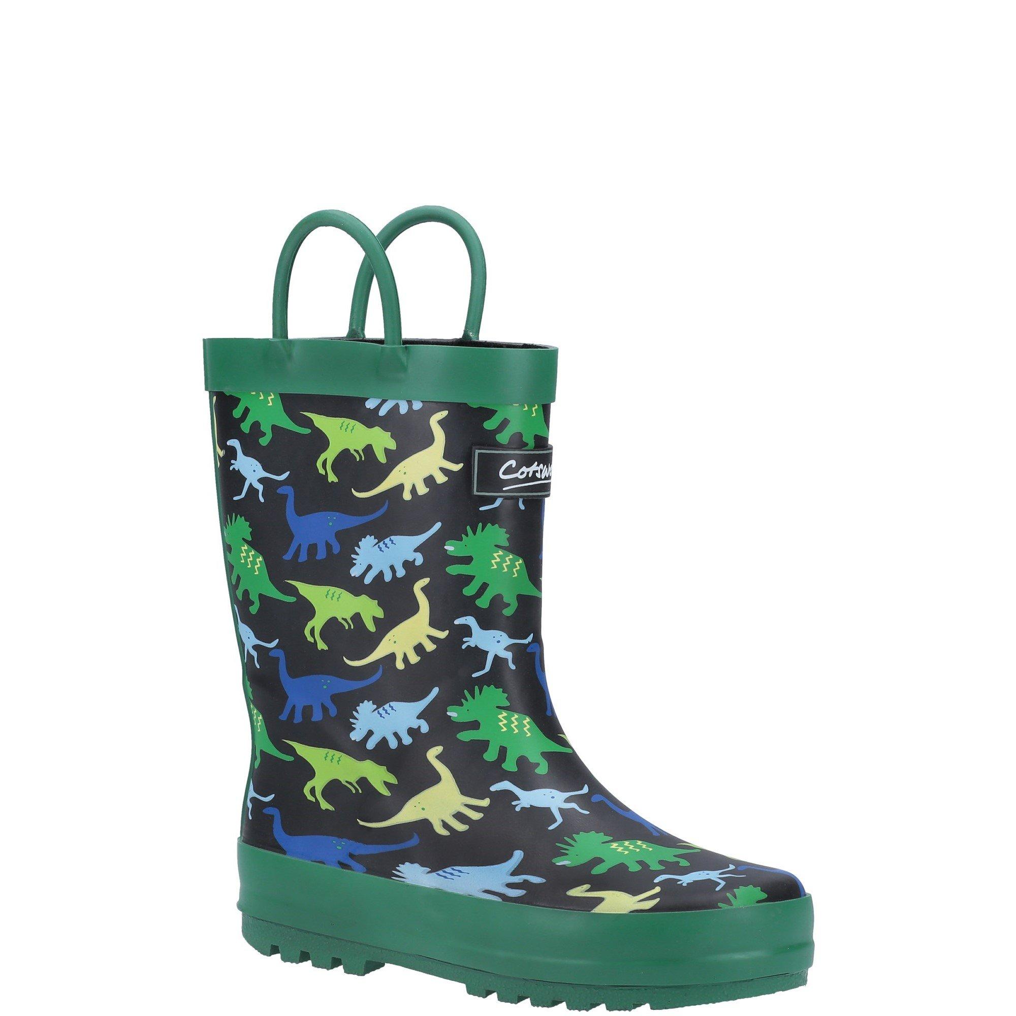 Green - Cotswold - Sprinkle Junior Wellington Boot - 2