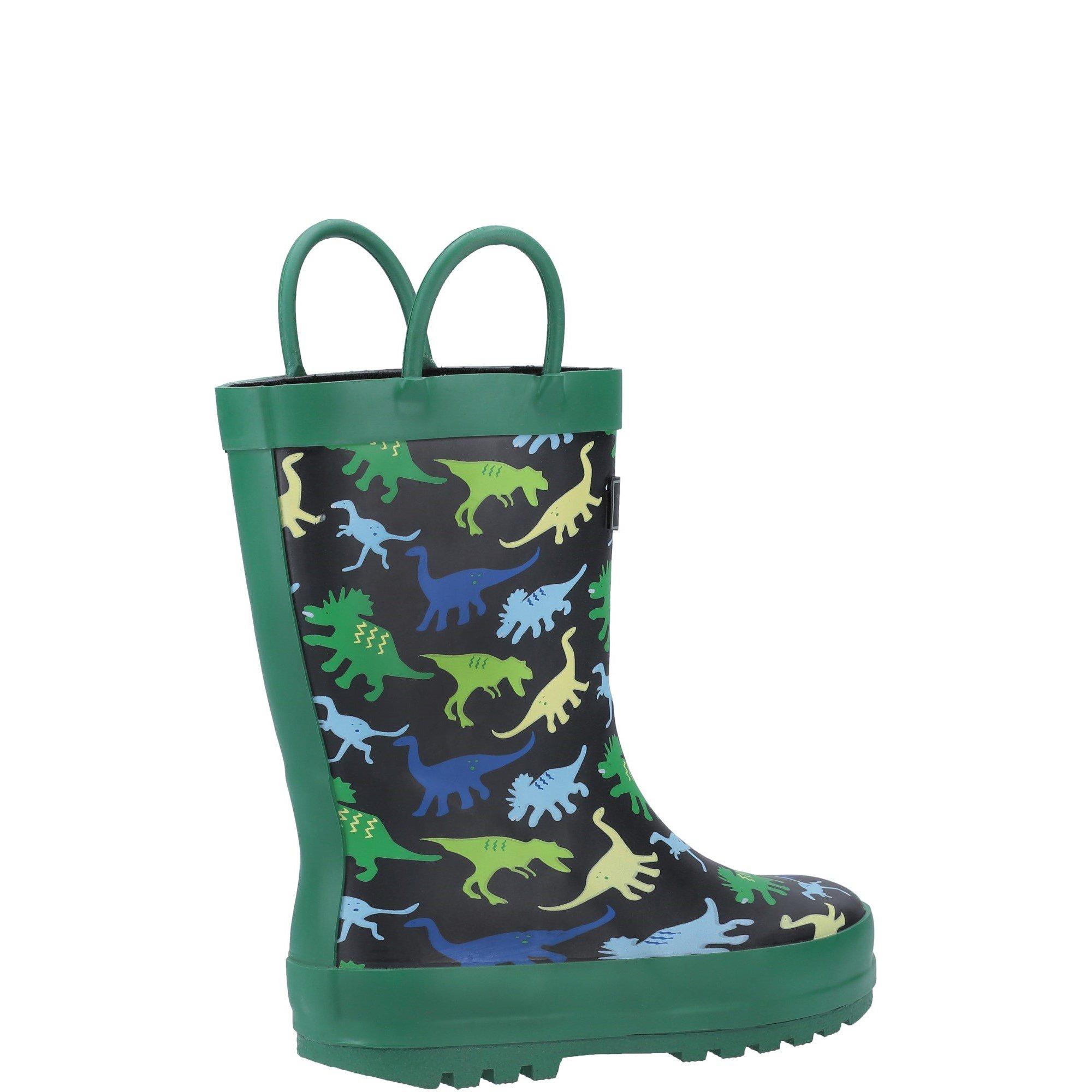 Green - Cotswold - Sprinkle Junior Wellington Boot - 3