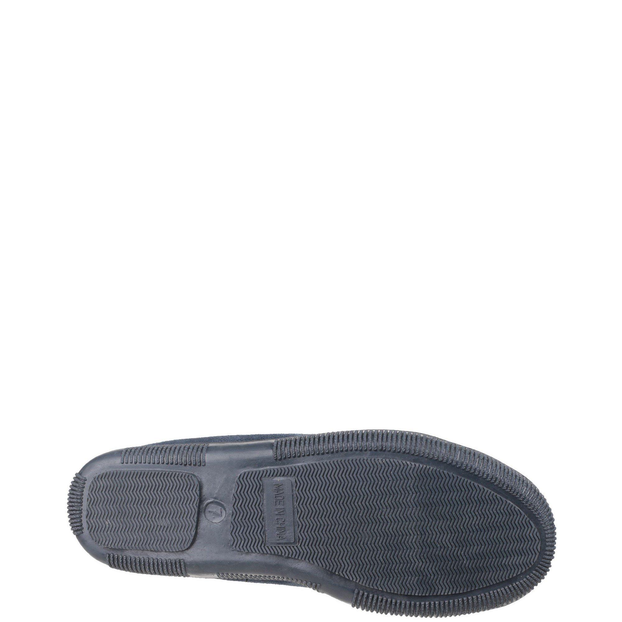 Navy - Cotswold - Alberta Moccasin Slipper - 4