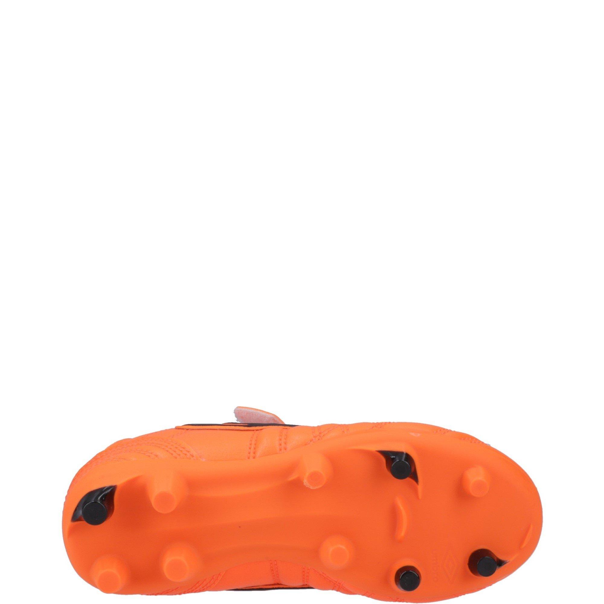 Orange - Umbro - Speciali Liga Firm Ground Jnr Football Boot - 4