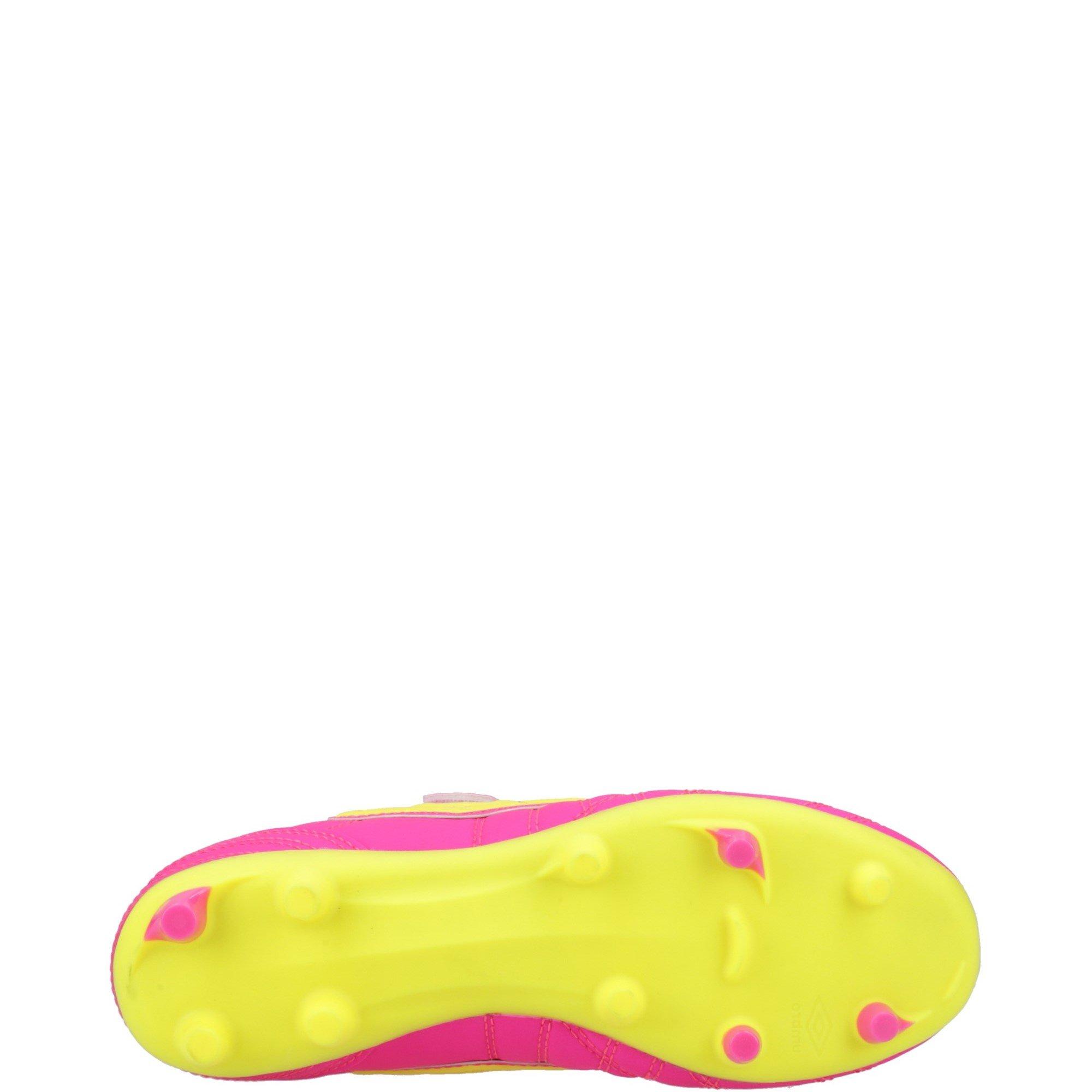 Pink - Umbro - Speciali Liga Firm Ground Jnr Football Boot - 4