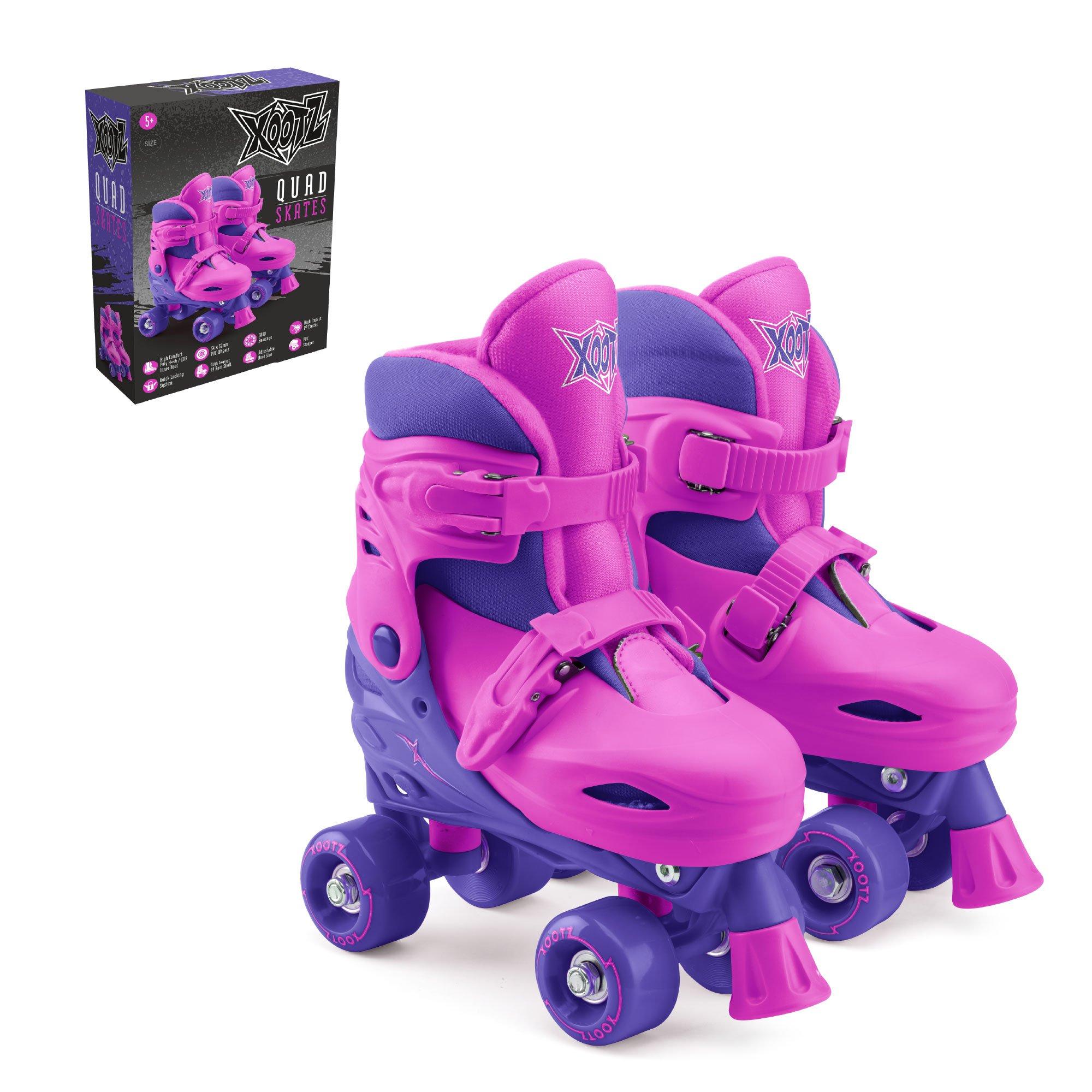 Purple And Pink - Xootz - Quad Skates - Purple - 13-3 (32-35) - 1