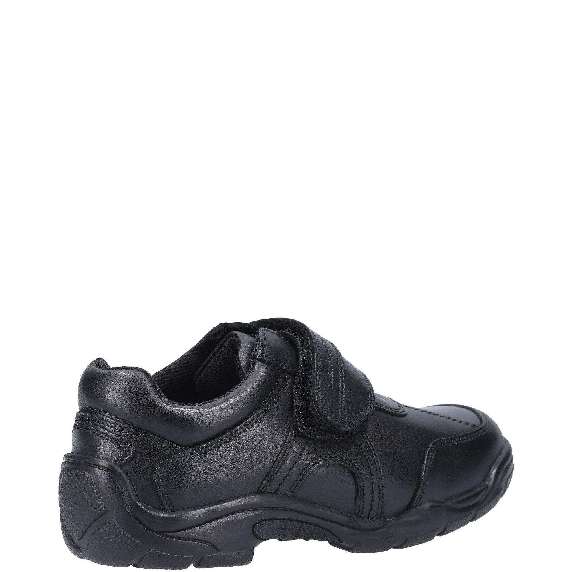 Black - Hush Puppies - Arlo Senior School Shoe - 3