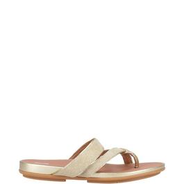 Fitflop Gracie Shimmerlux Strappy Toe Post Sandals
