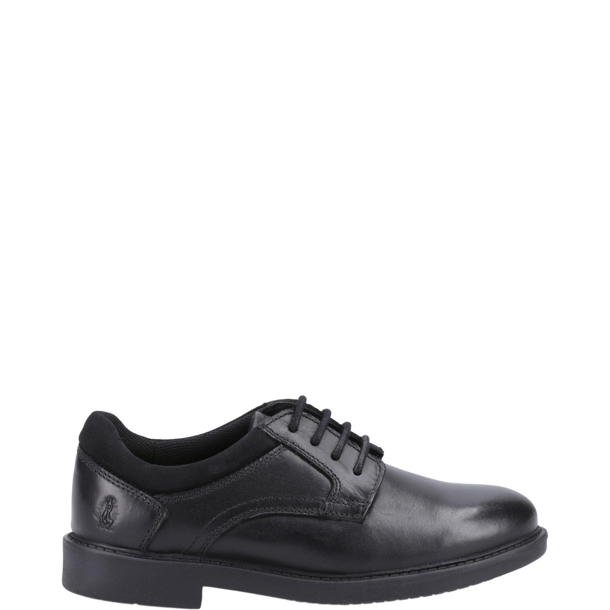 Hush Puppies Boys Tommy Senior Shoe - Black - UK4 EU37