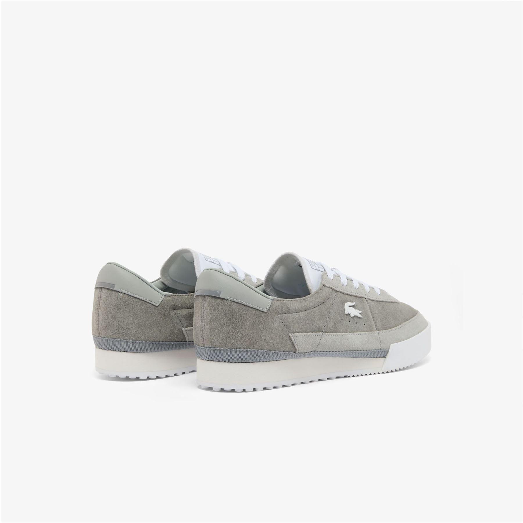 Grey White - Lacoste - Aura Trainers - 2