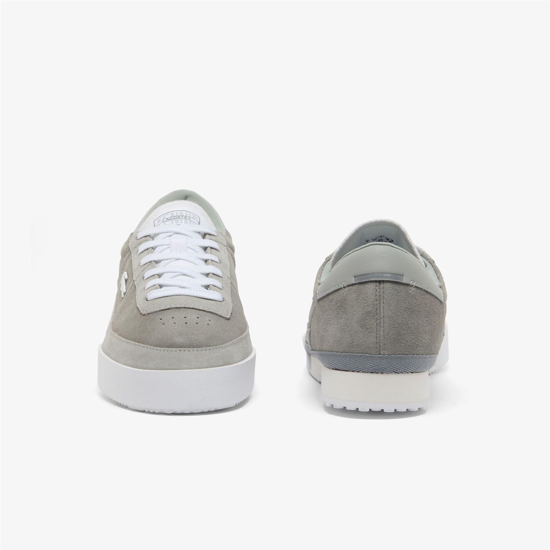 Grey White - Lacoste - Aura Trainers - 5
