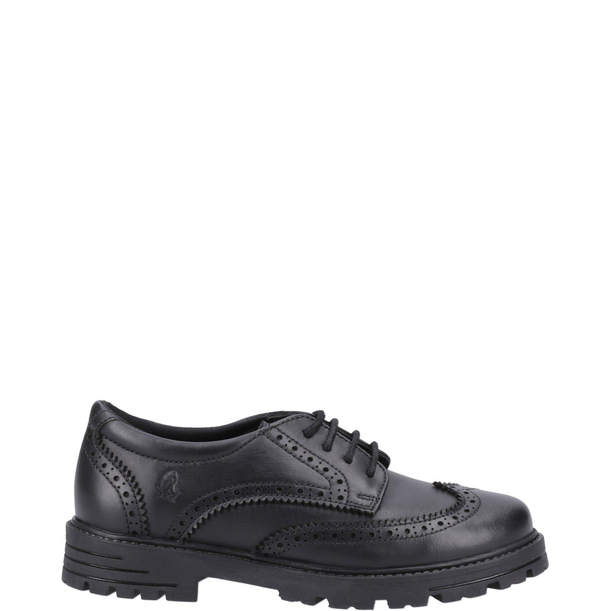 Hush Puppies Boys Maxine Senior Shoe - Black - UK4 EU37