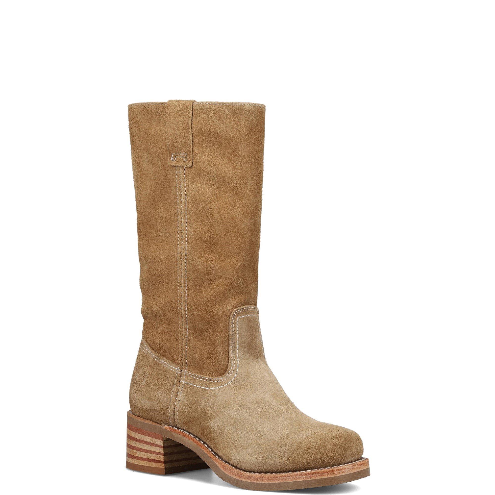 Tan - FRYE - CAMPUS 12R SUEDE BOOT - 2