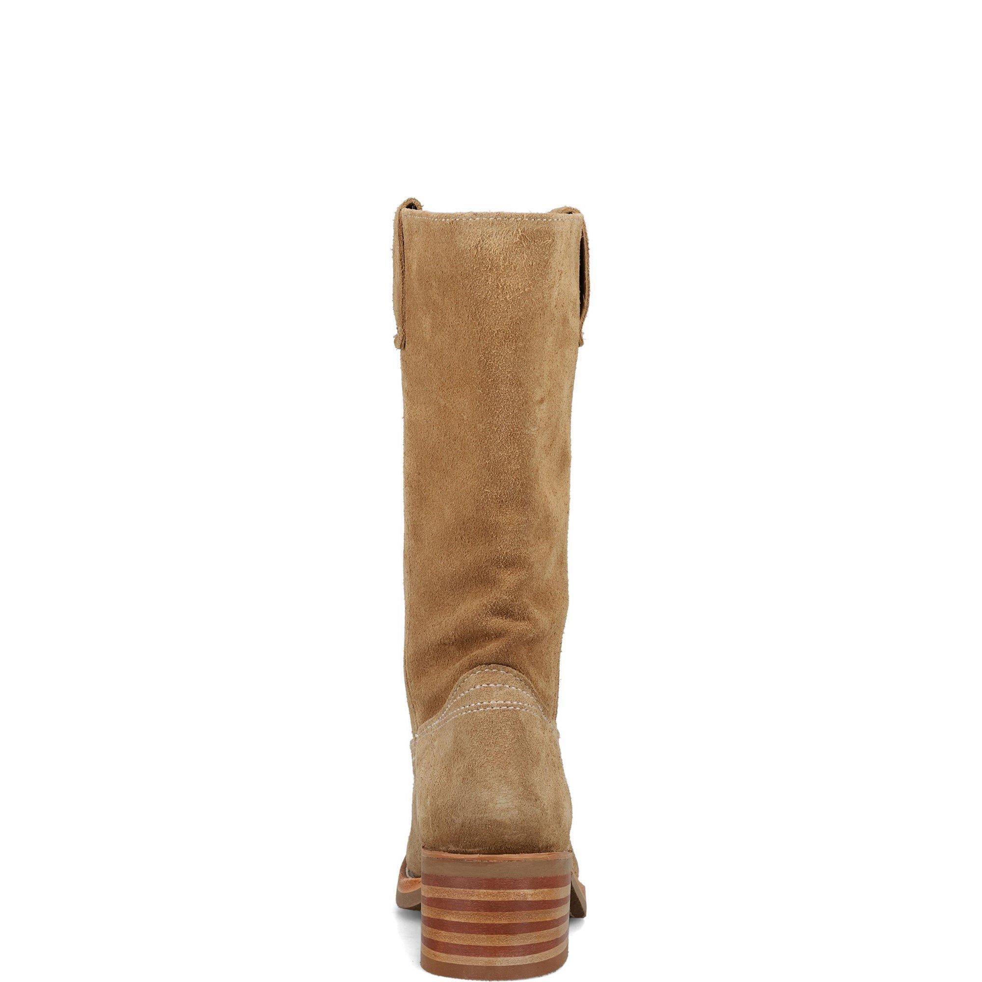 Tan - FRYE - CAMPUS 12R SUEDE BOOT - 3