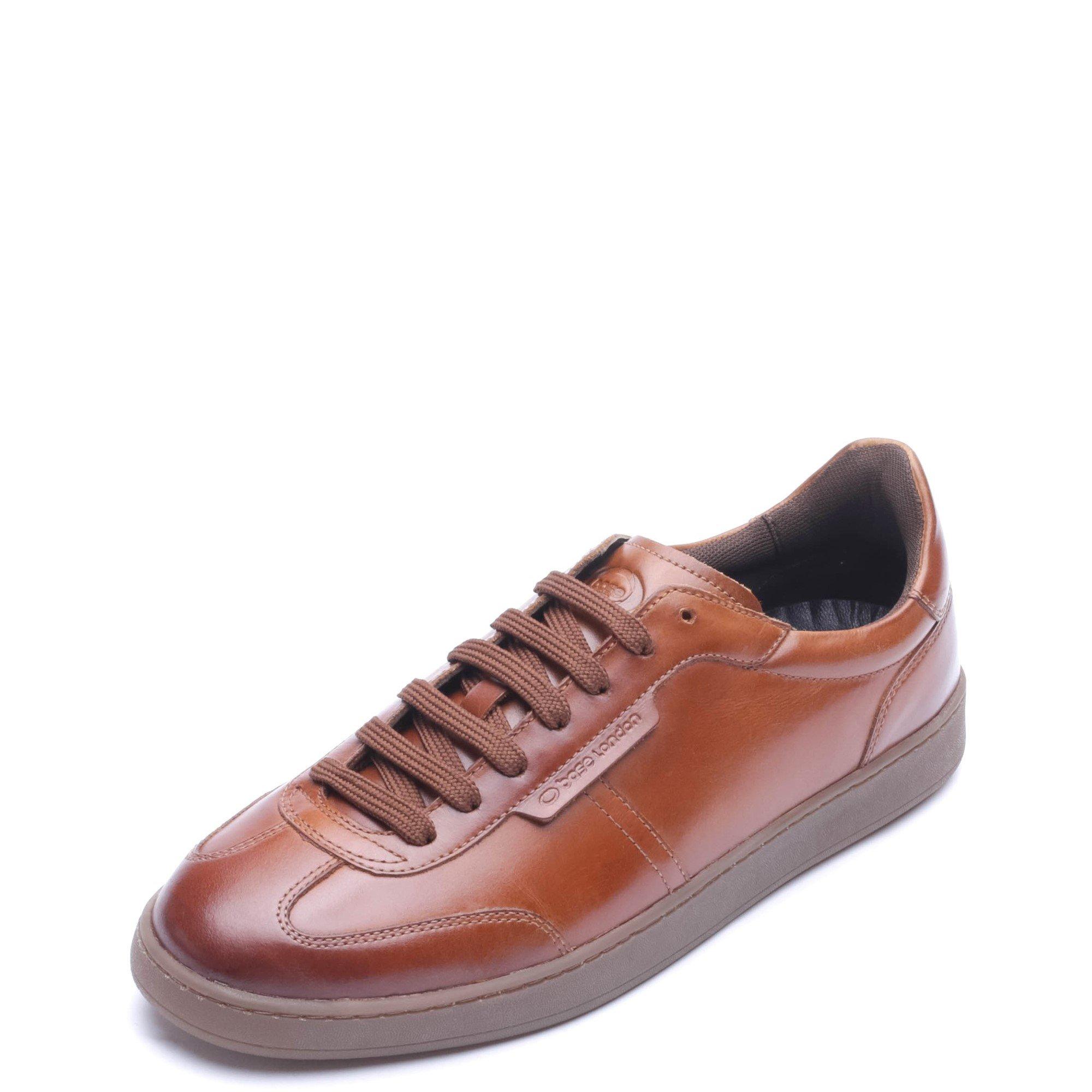 Tan - Base London - TUCKER LACE UP TRAINER - 2