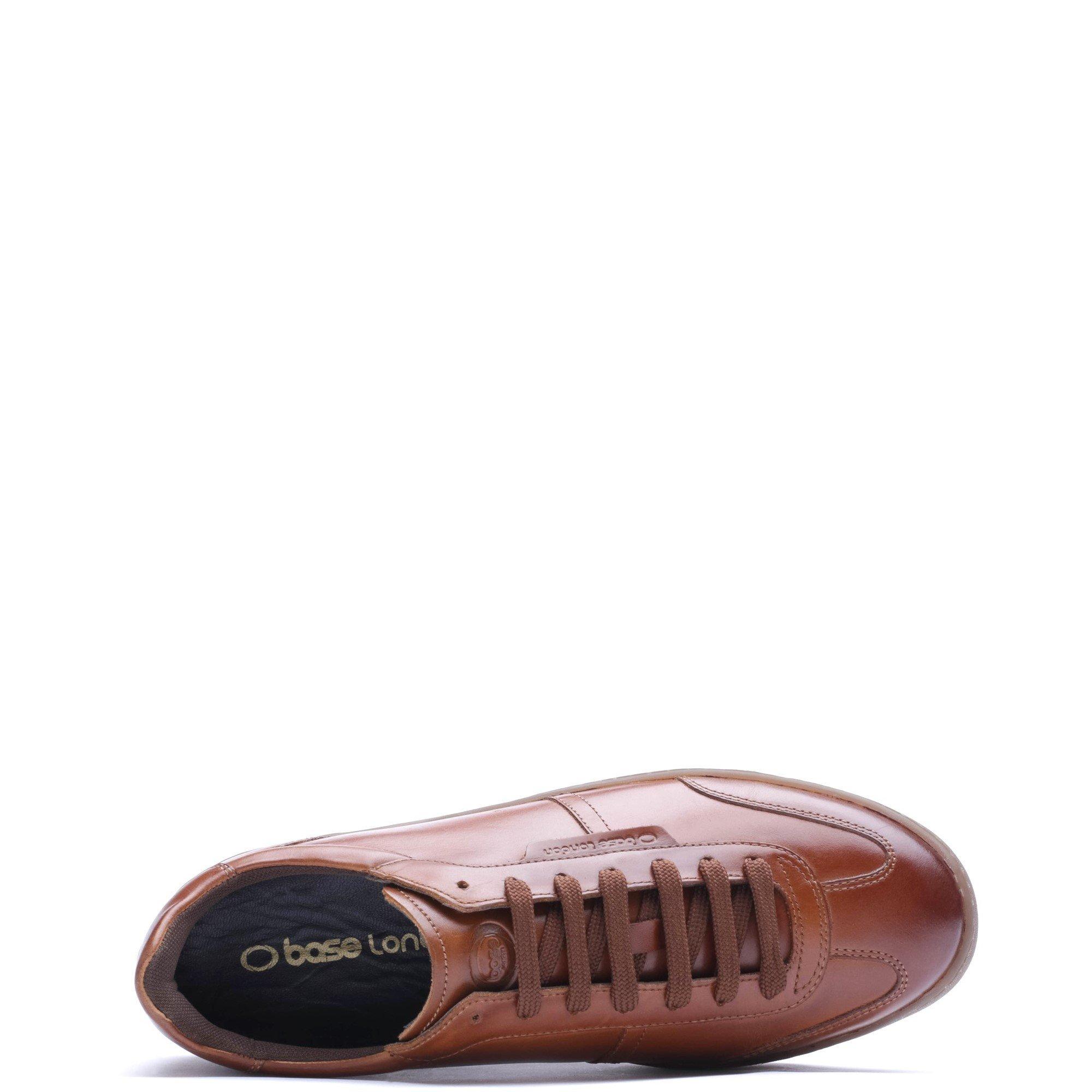 Tan - Base London - TUCKER LACE UP TRAINER - 4