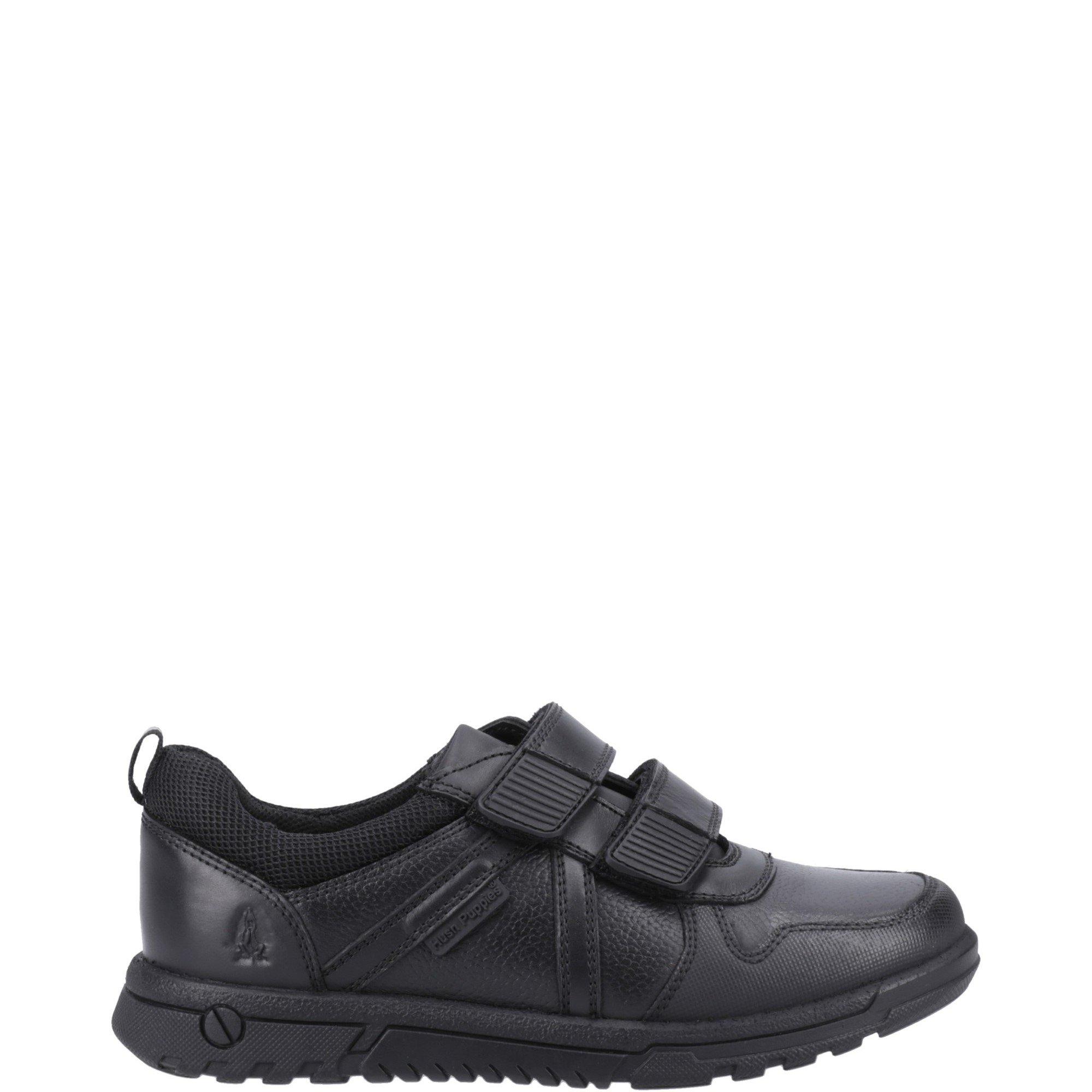 Hush Puppies Boys Spencer Junior Shoe - Black - UK11 EU29
