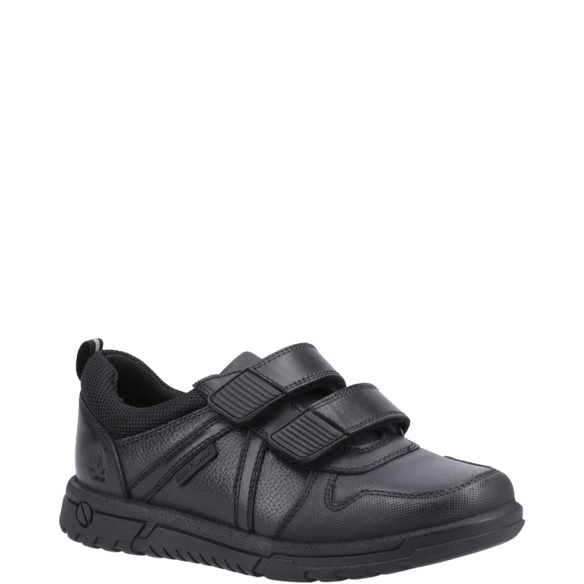 Black - Hush Puppies - Spencer Junior Shoe - 2