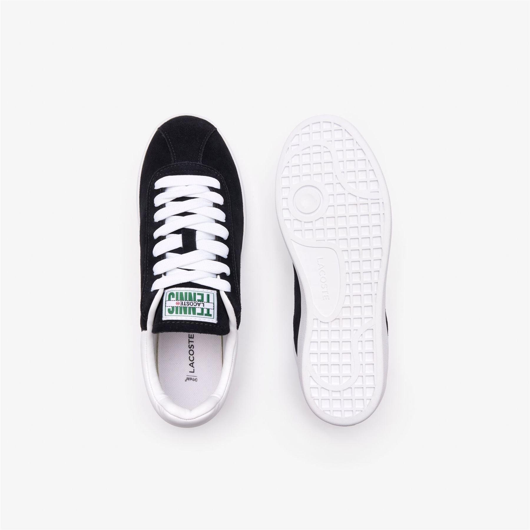 Black-White - Lacoste - Baseshot Trainers - 4