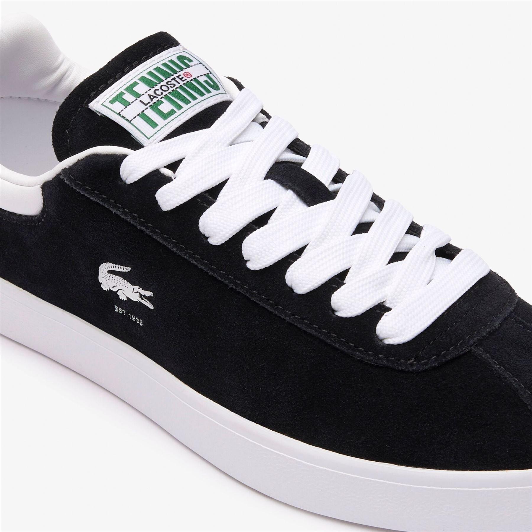 Black-White - Lacoste - Baseshot Trainers - 6