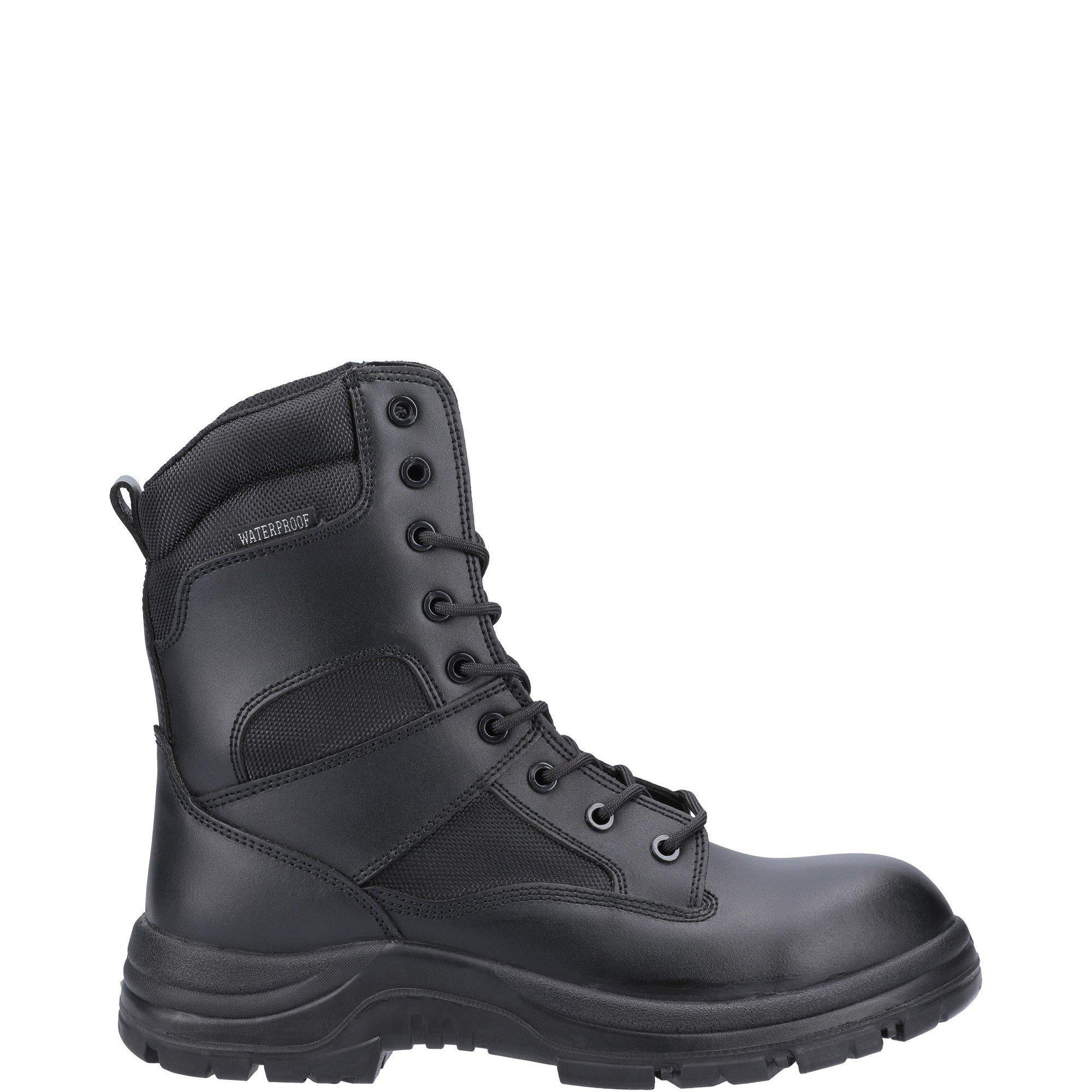 Black - Amblers Safety - Combat Hi-Leg Waterproof Metal Free Boot - 1