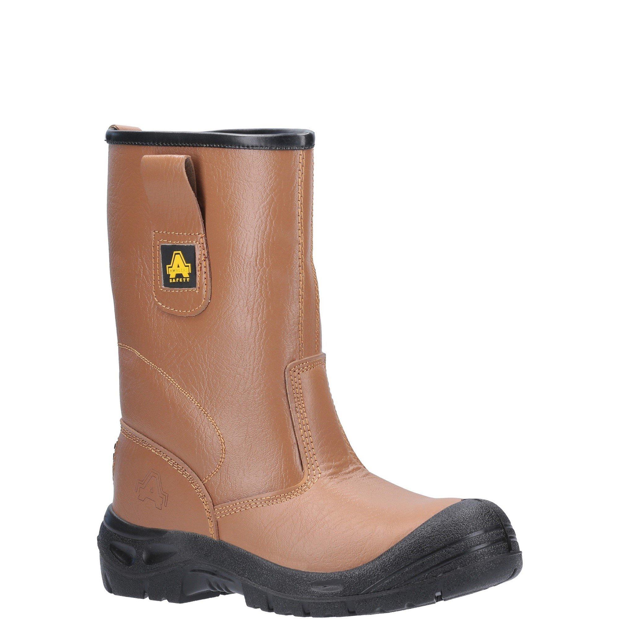 Tan - Amblers Safety - FS142 Water Resistant Pull On Safety Rigger Boot - 2