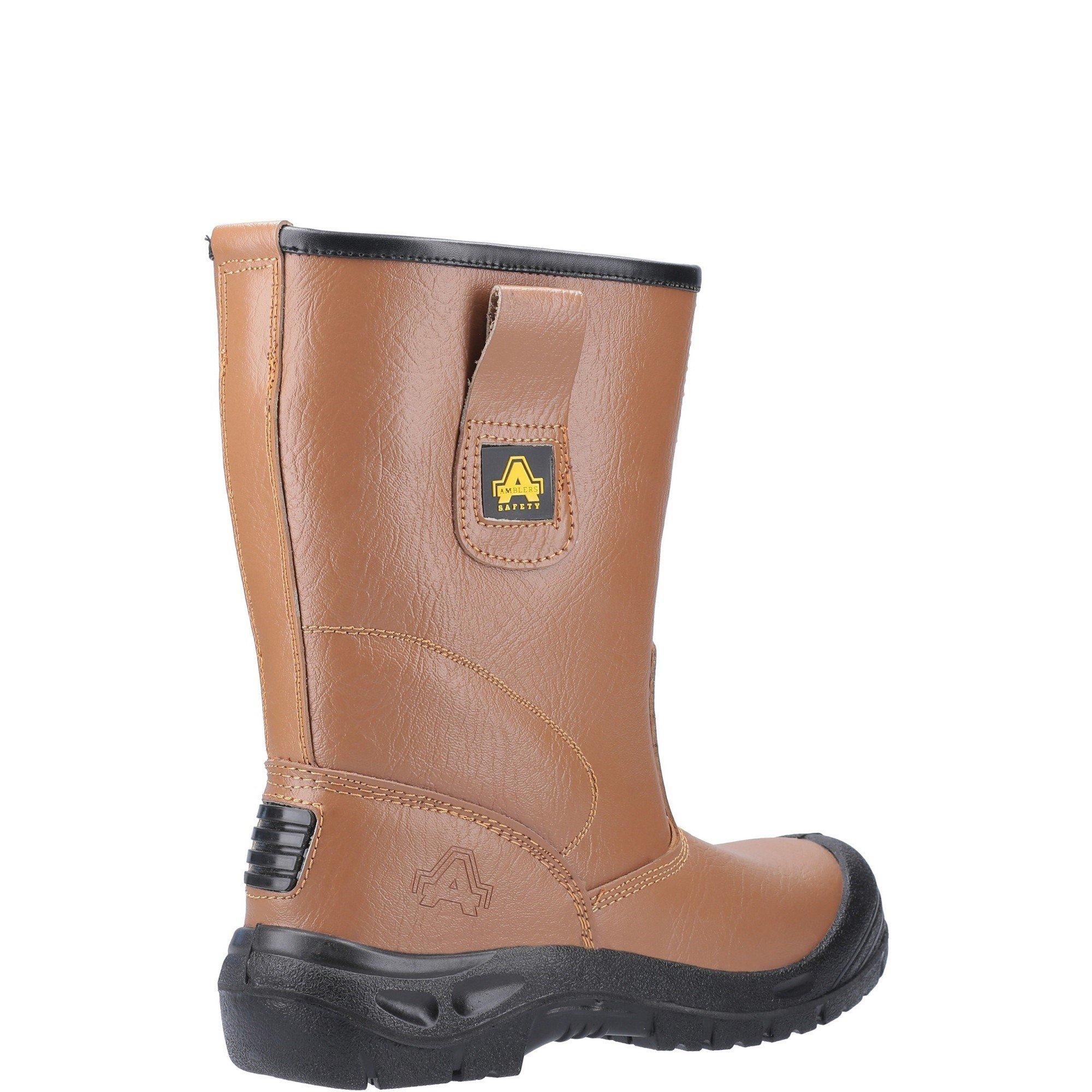 Tan - Amblers Safety - FS142 Water Resistant Pull On Safety Rigger Boot - 3