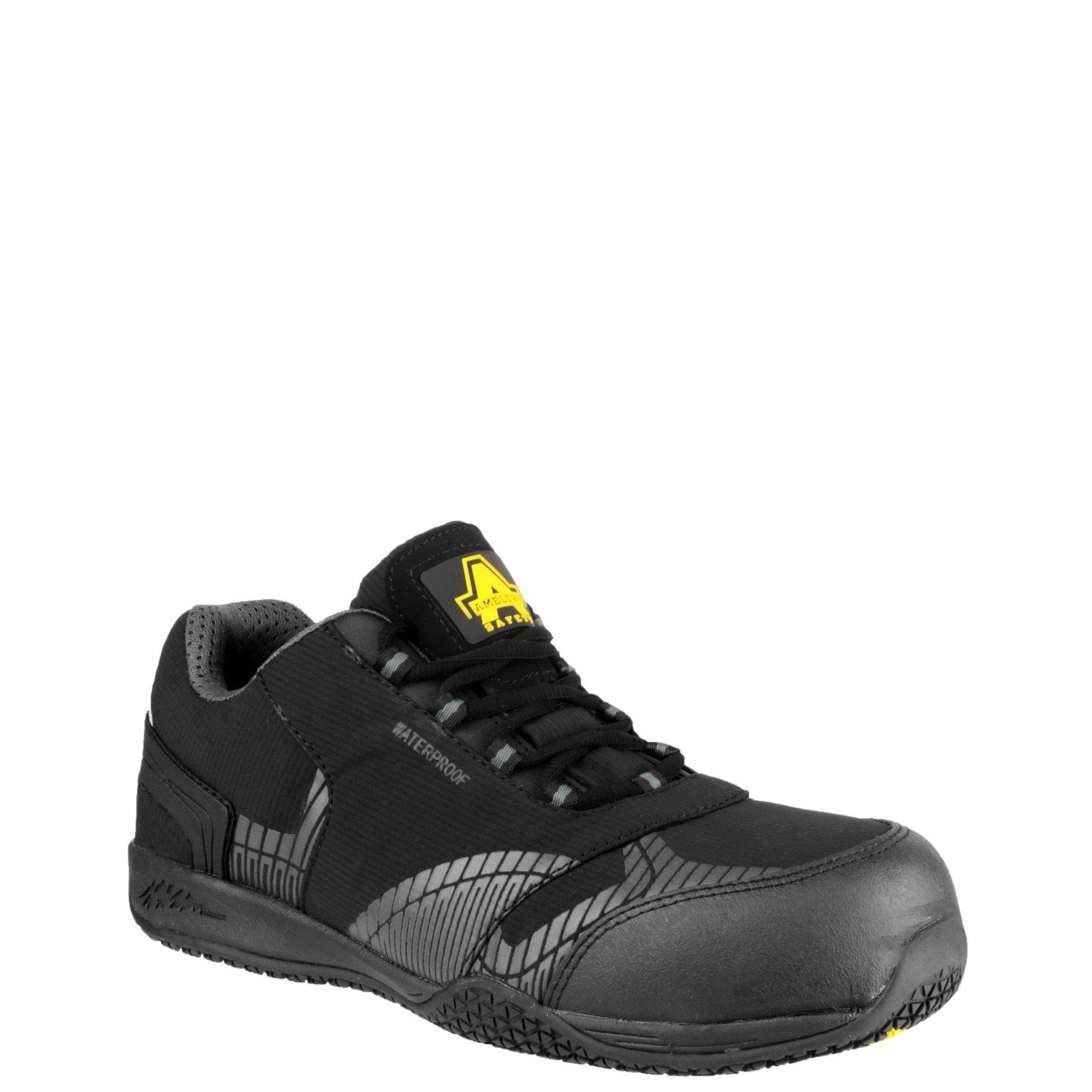 Black - Amblers Safety - FS29C Waterproof Metal Free Non Leather Safety Tra - 1