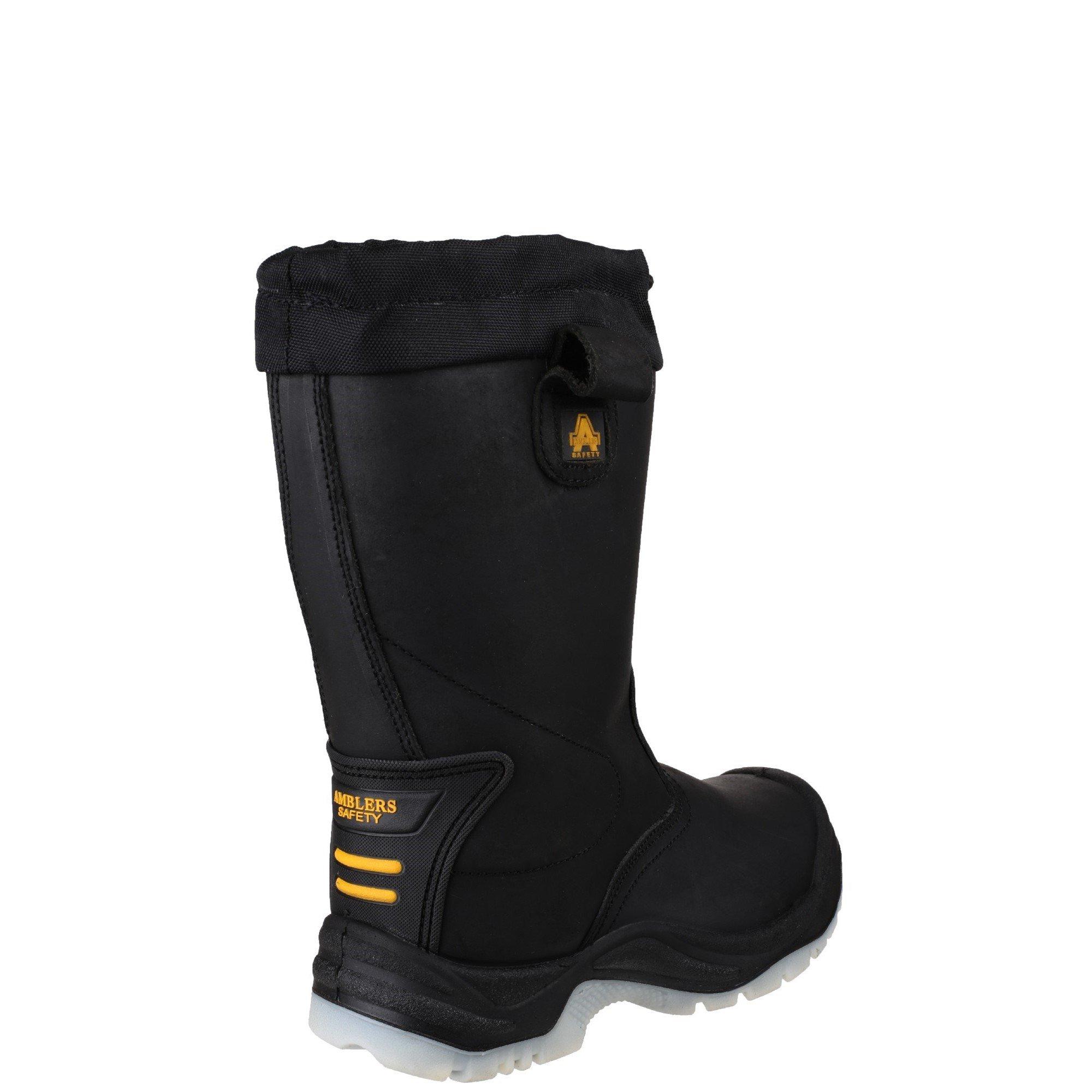 Black - Amblers Safety - FS209 Water Resistant Pull On Safety Rigger Boot - 3