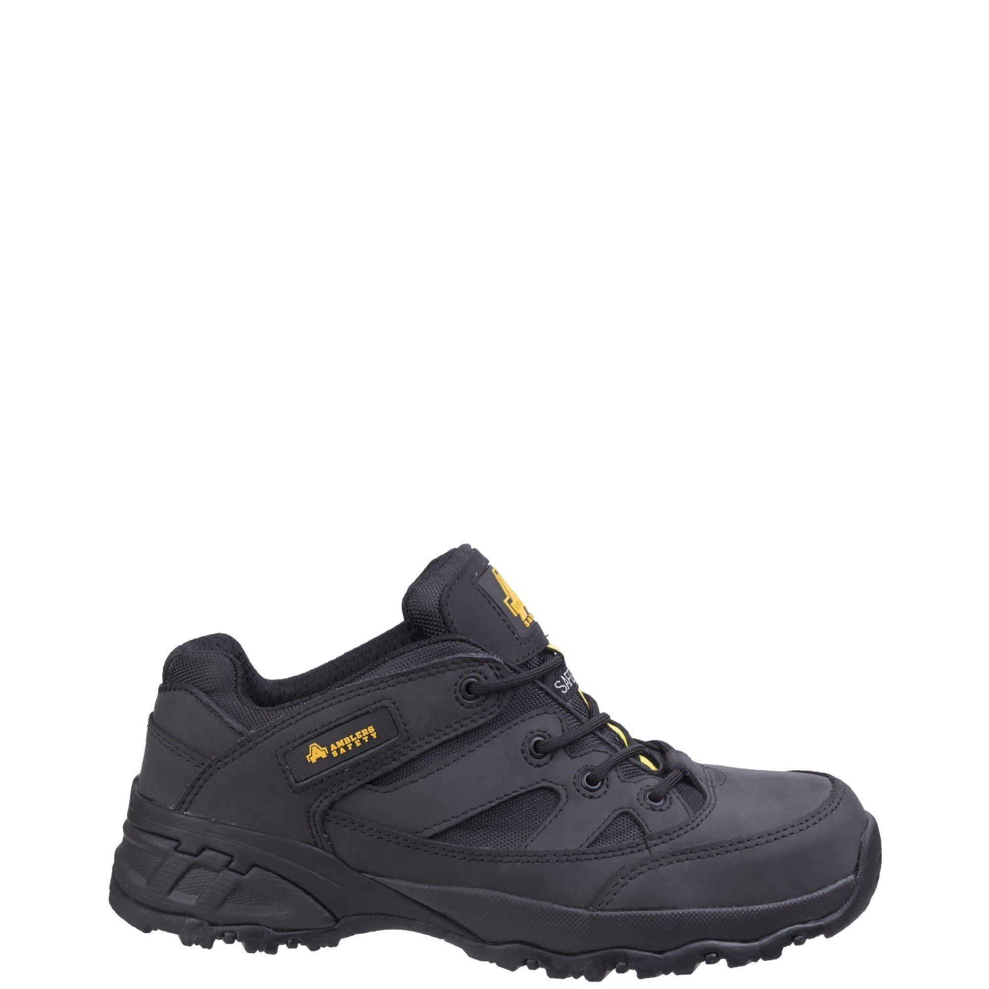 Amblers Safety Men's Fs68c Fully Composite Metal Free Safety Trainer - Black - 4 (37)