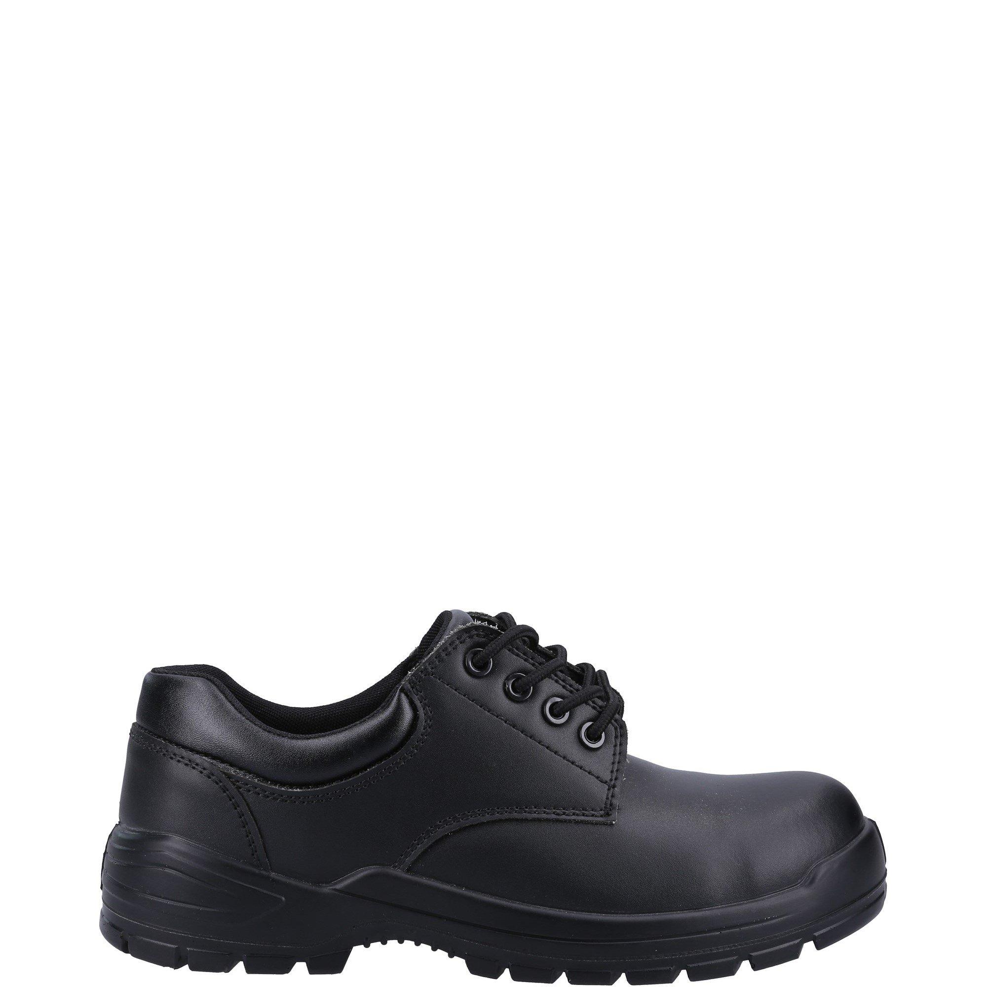 Black - Amblers Safety - FS38C Metal Free Composite Gibson Lace Safety Shoe - 1