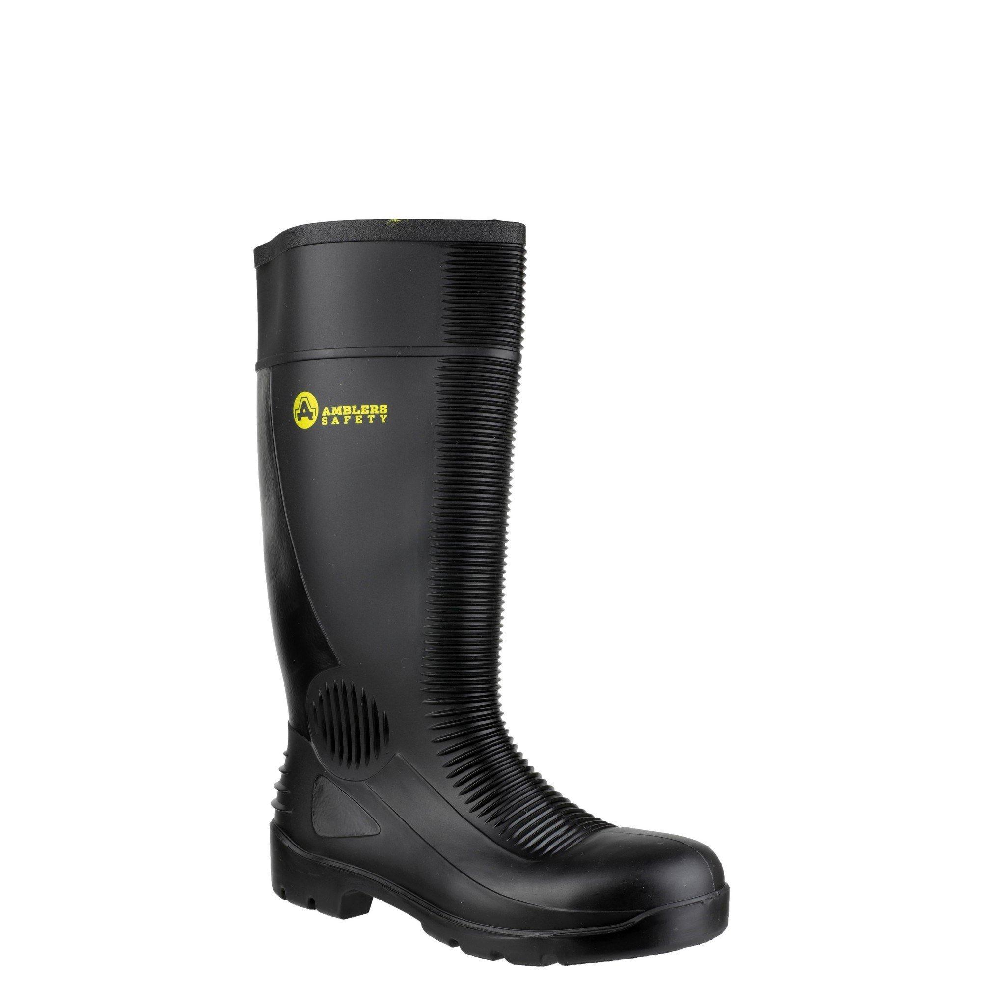 Amblers Safety Men's Fs100 Construction Safety Wellington - Black - 13 (48)