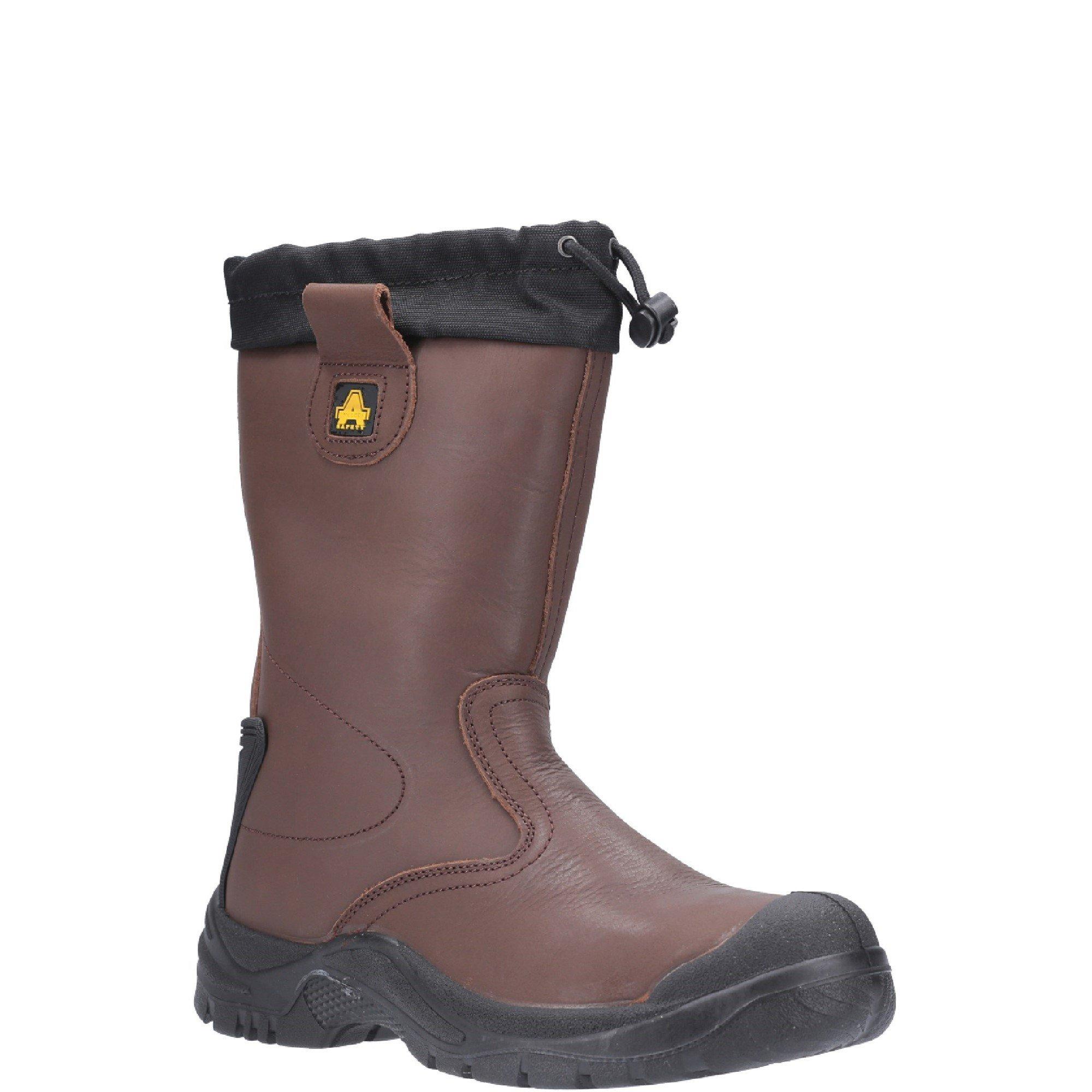 Brown - Amblers Safety - FS245 Antistatic Pull On Safety Rigger Boot - 2