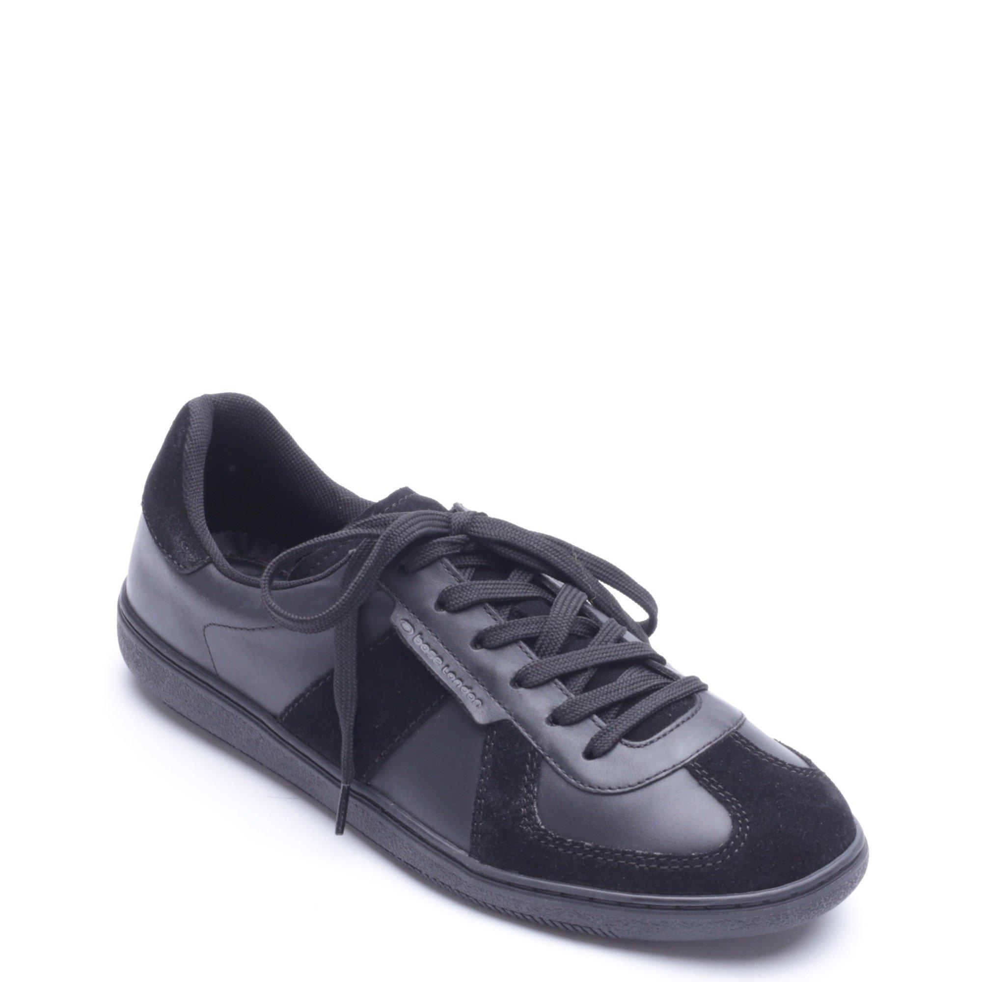 Black - Base London - TOMMO LACE UP TRAINER - 2
