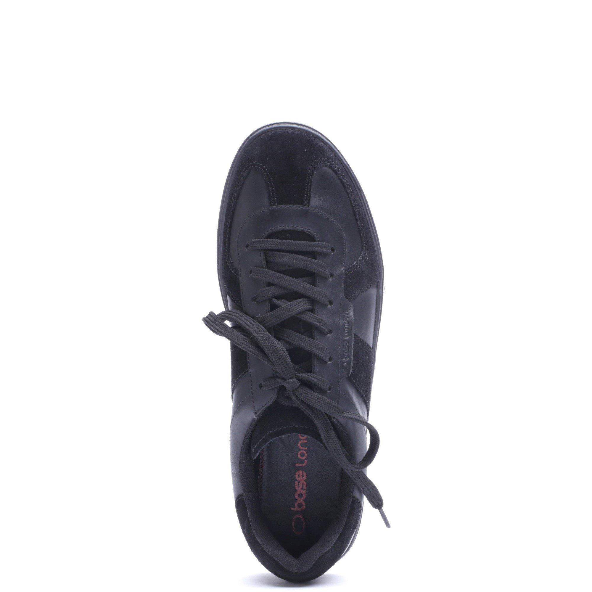Black - Base London - TOMMO LACE UP TRAINER - 4