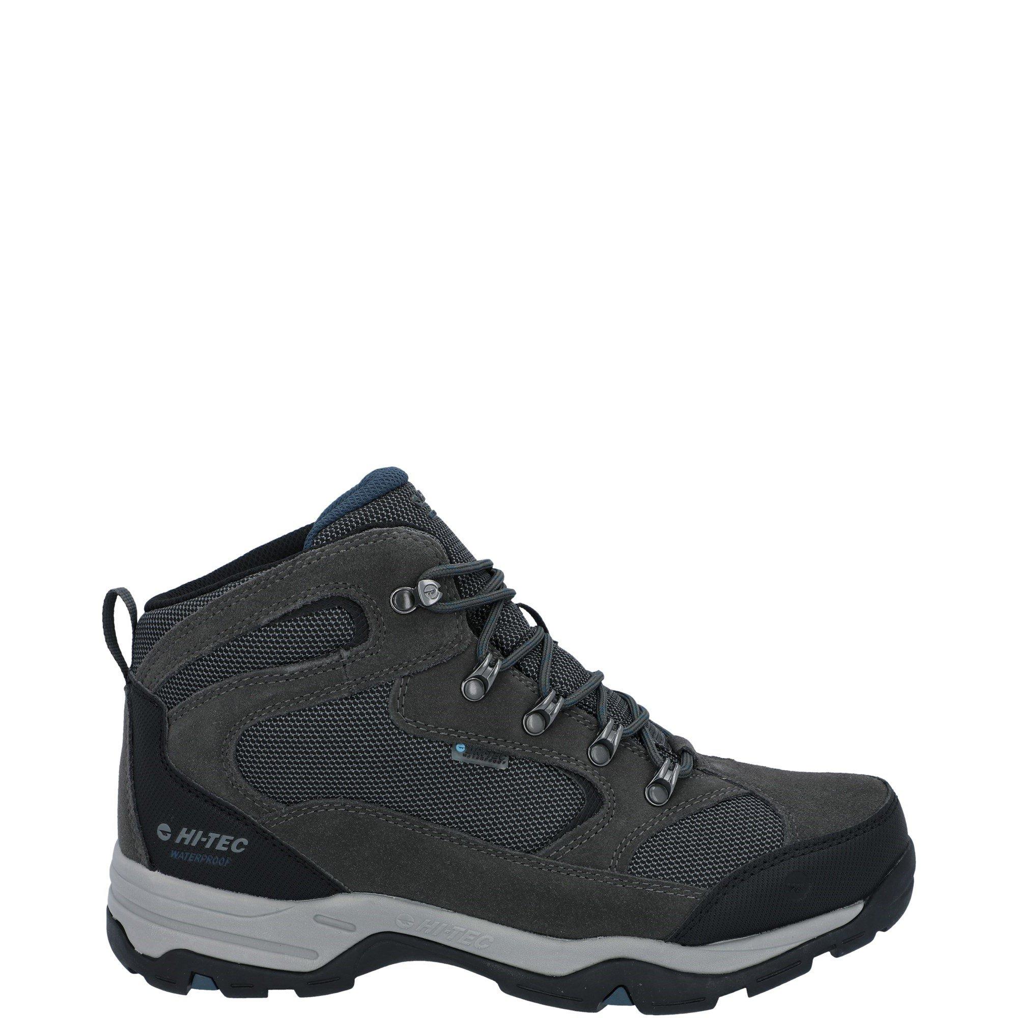 Grey - Hi Tec - Storm Wide Waterproof Walking Boots Womens - 1
