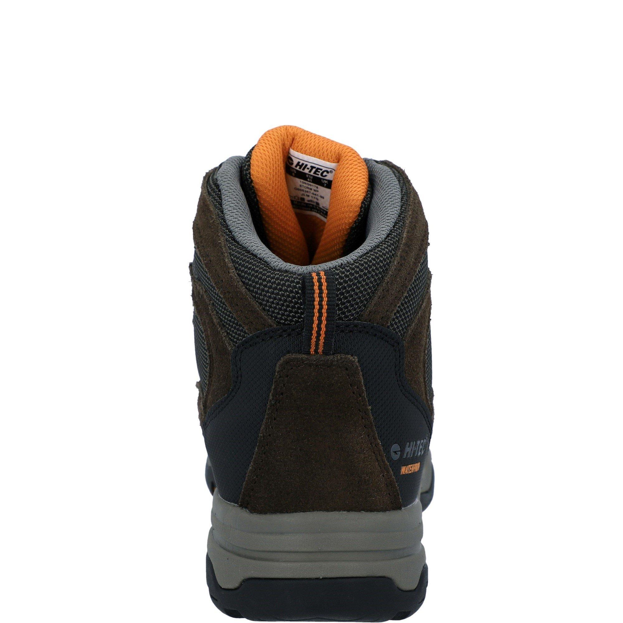 Brown - Hi Tec - Storm Waterproof Walking Boots Mens - 3