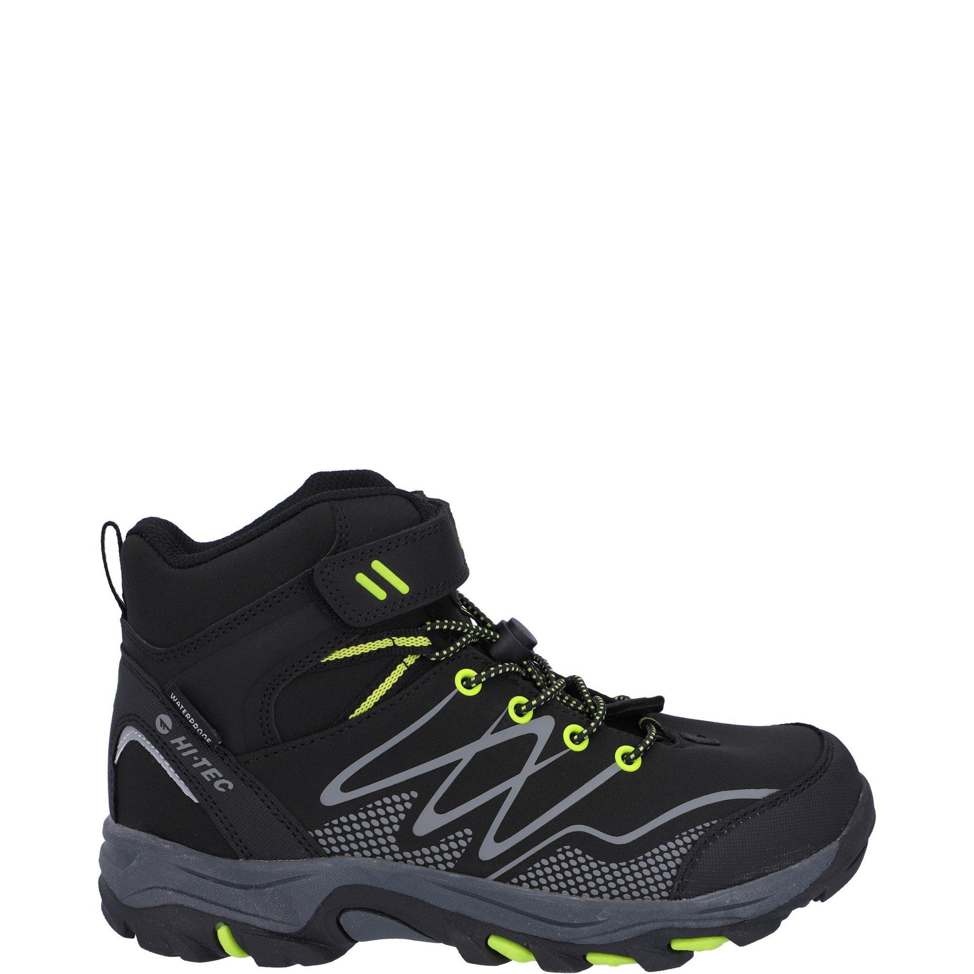 Black - Hi Tec - Blackout Waterproof Walking Boots Childrens - 1