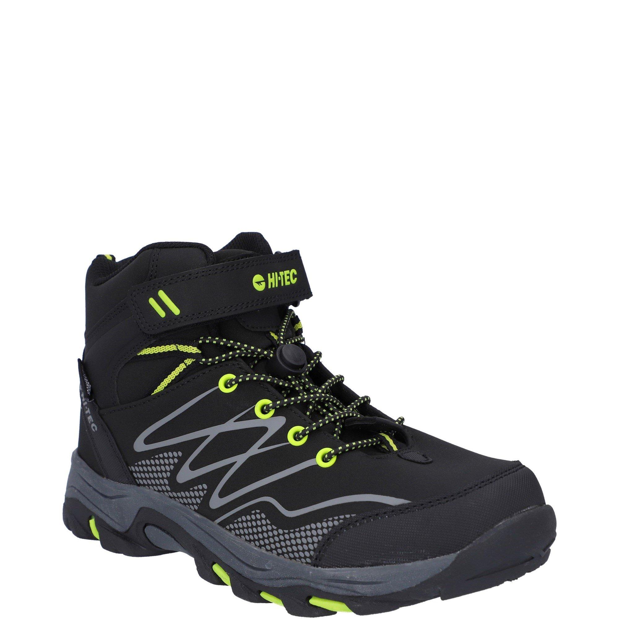 Black - Hi Tec - Blackout Waterproof Walking Boots Childrens - 2